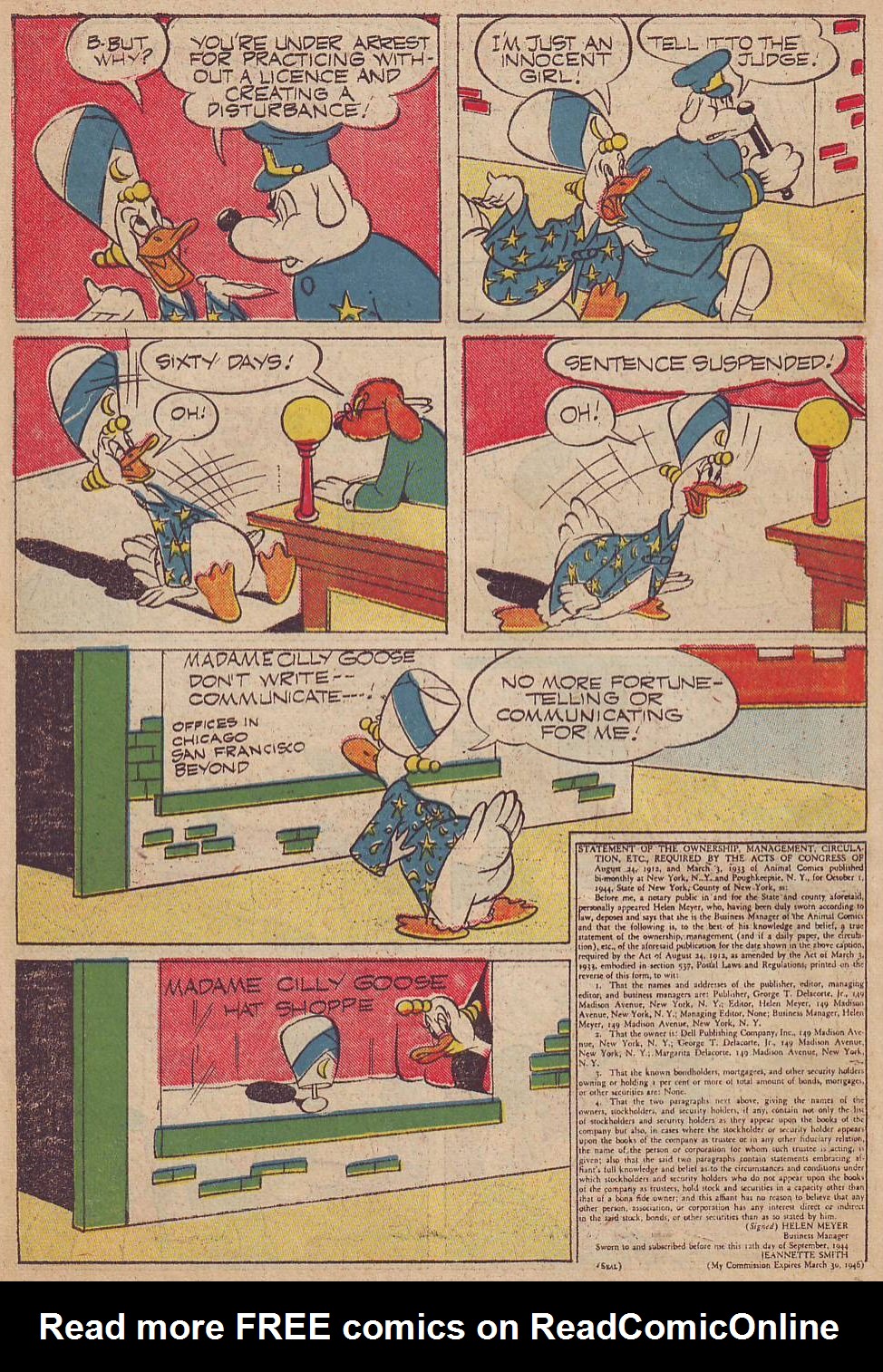 Read online Animal Comics comic -  Issue #13 - 44