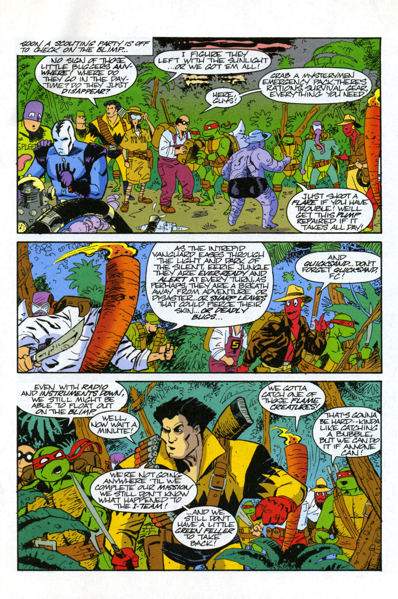 Read online Teenage Mutant Ninja Turtles/Flaming Carrot Crossover comic -  Issue #3 - 15