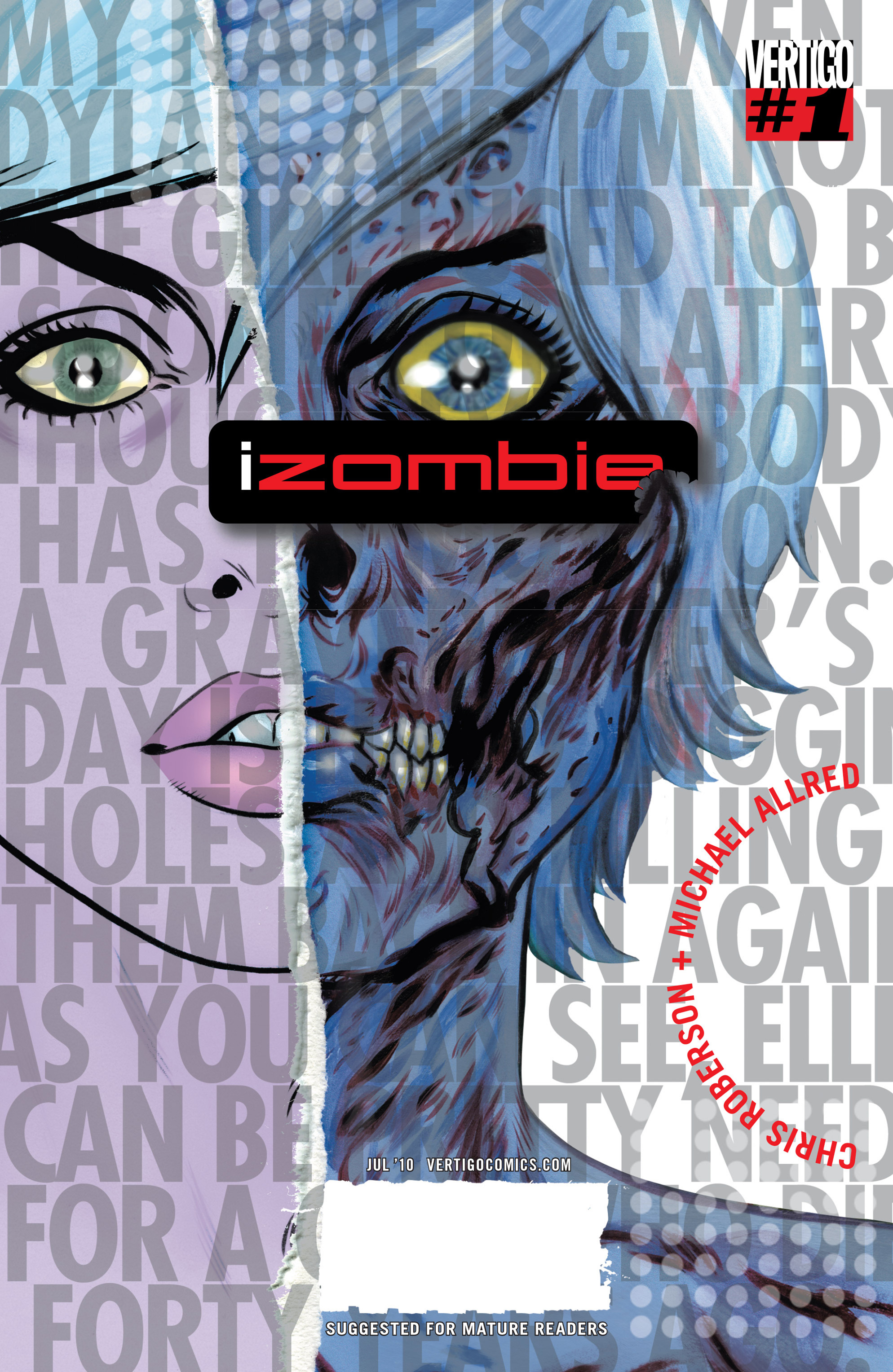 Read online iZombie comic -  Issue #1 - 1