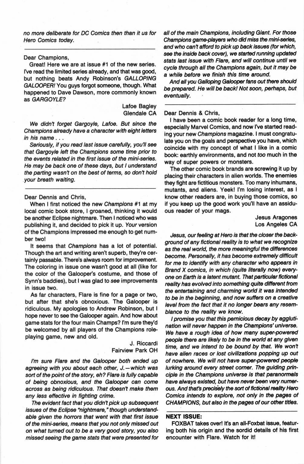 Read online Champions (1987) comic -  Issue #7 - 31