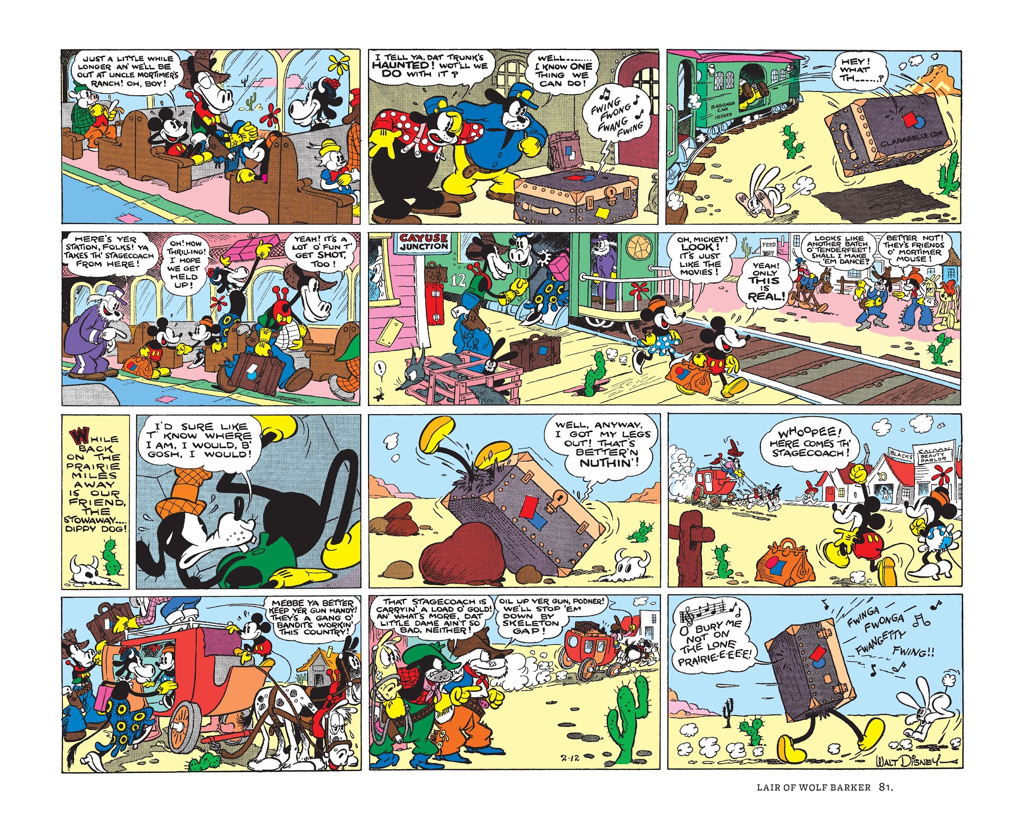 Read online Walt Disney's Mickey Mouse Color Sundays comic -  Issue # TPB 1 (Part 1) - 81