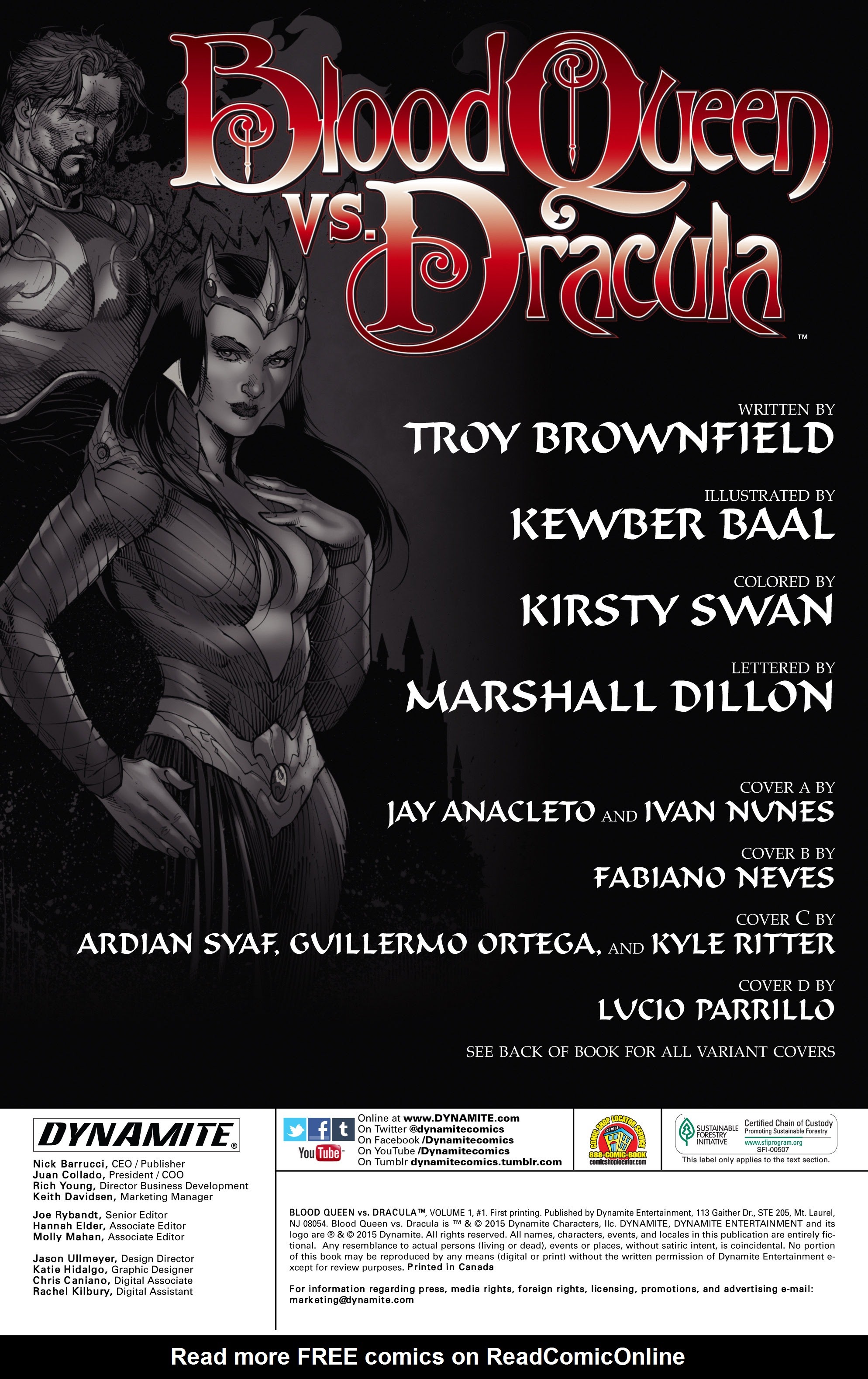 Read online Blood Queen Vs. Dracula comic -  Issue #1 - 4