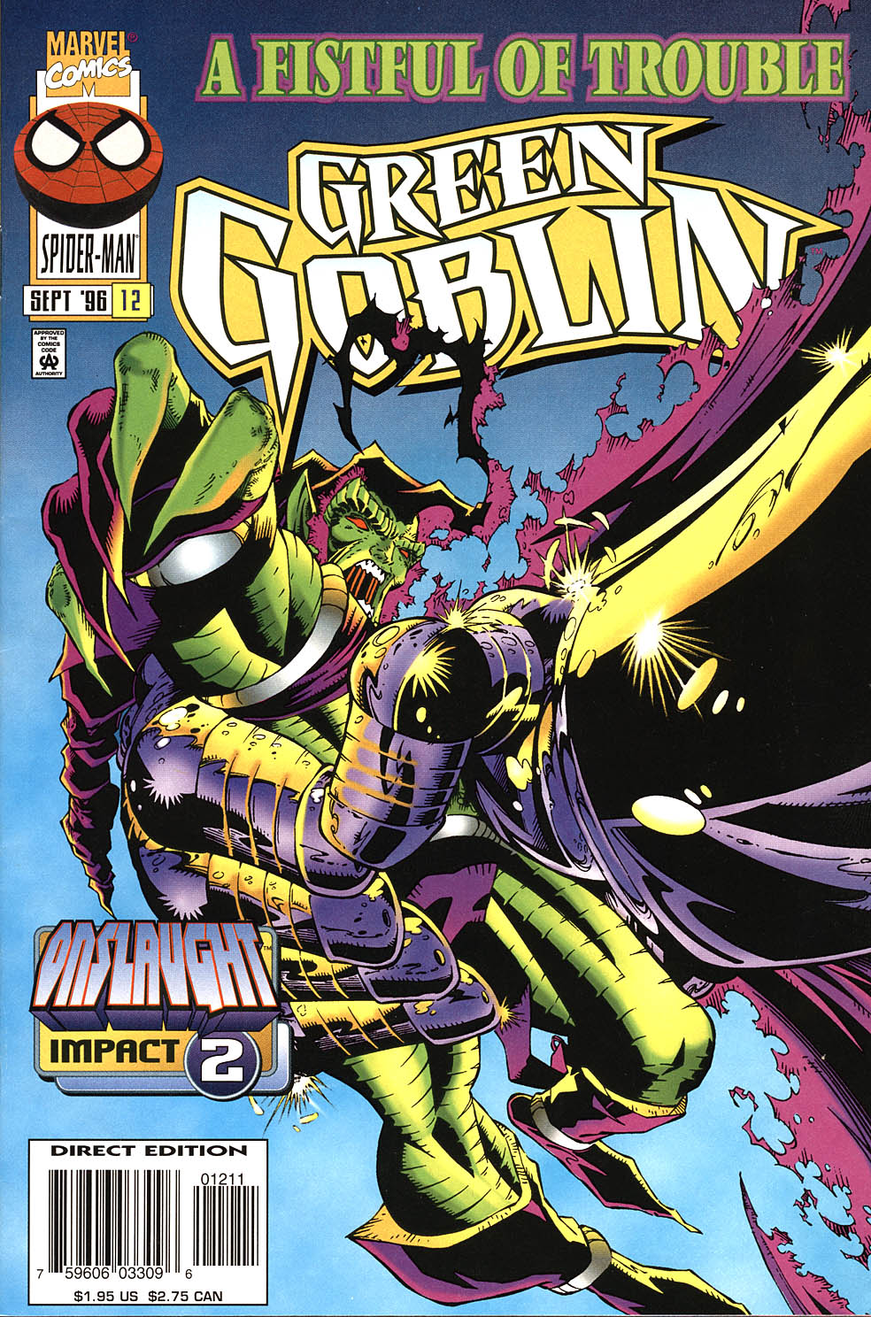 Read online Green Goblin comic -  Issue #12 - 1