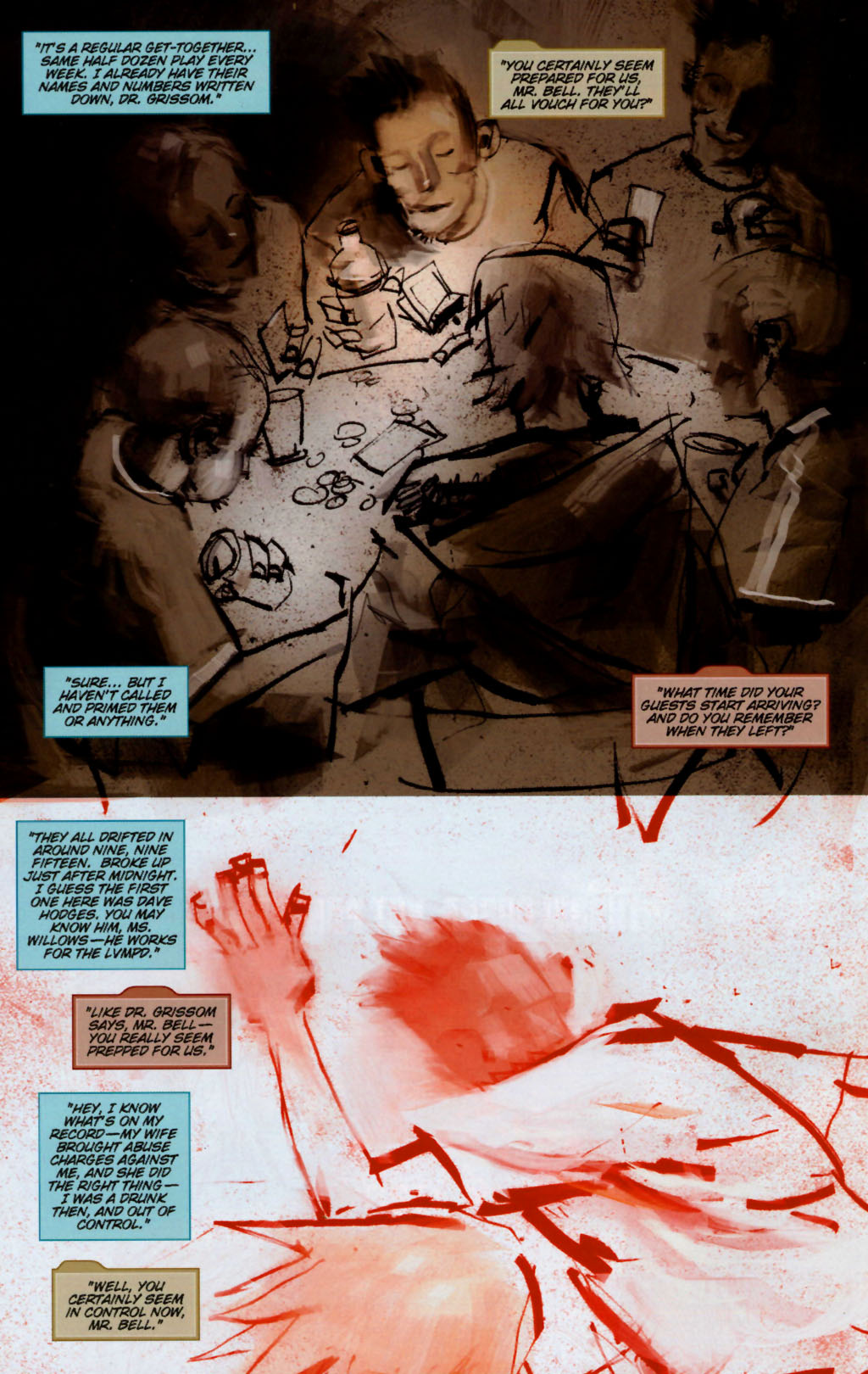 Read online CSI: Crime Scene Investigation: Demon House comic -  Issue #5 - 8