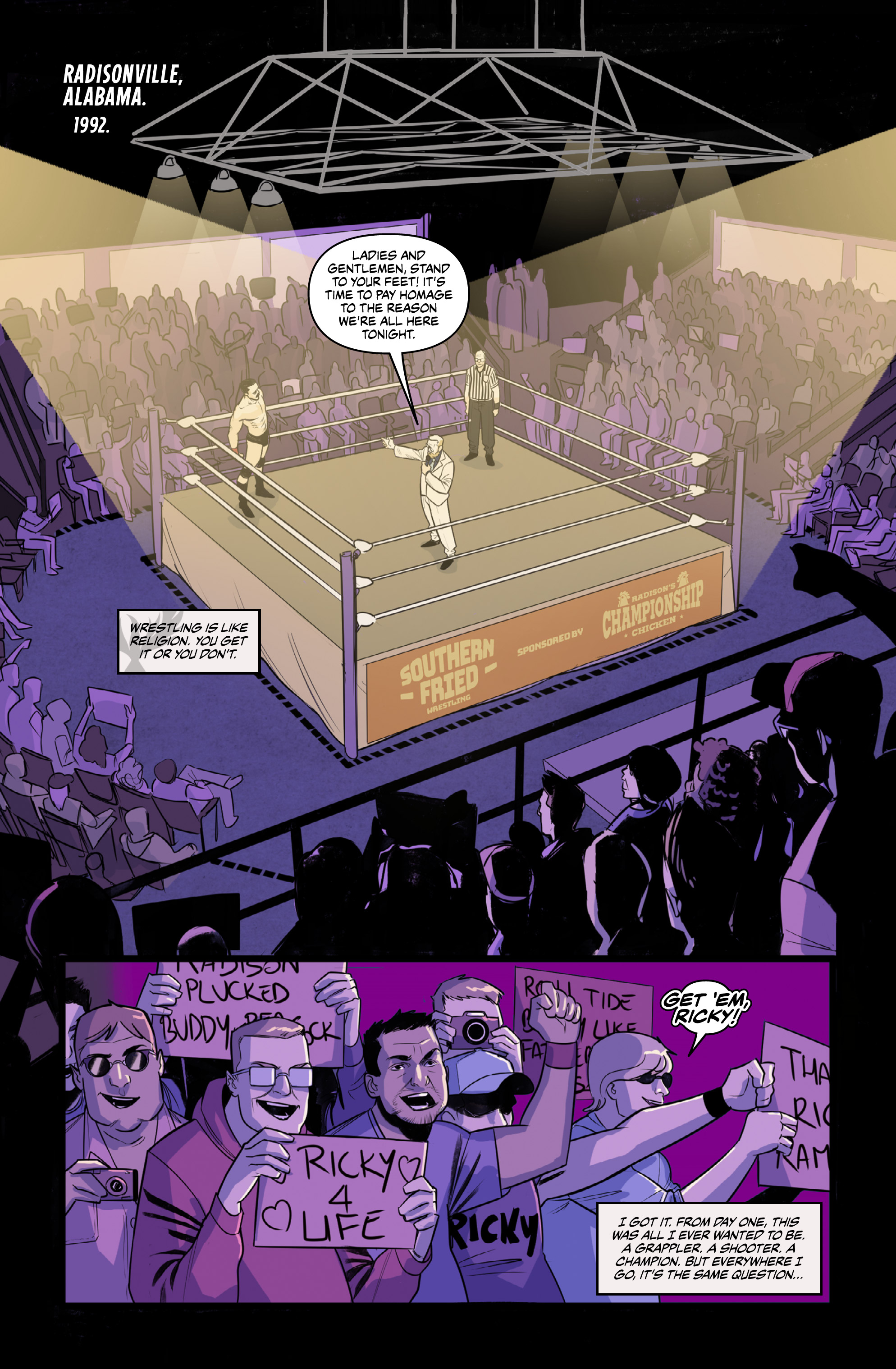 Read online Over the Ropes comic -  Issue #1 - 3