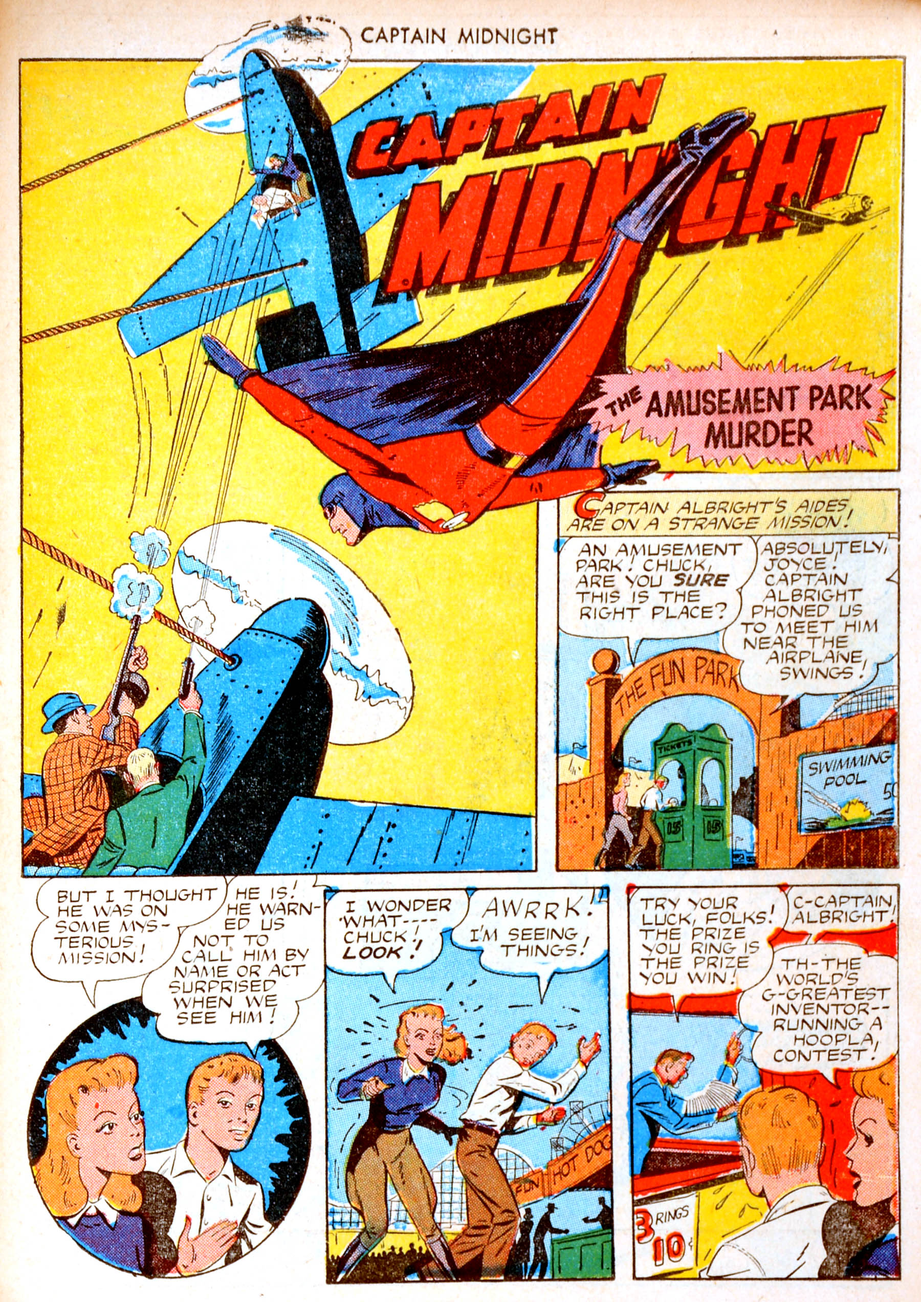 Read online Captain Midnight (1942) comic -  Issue #25 - 27