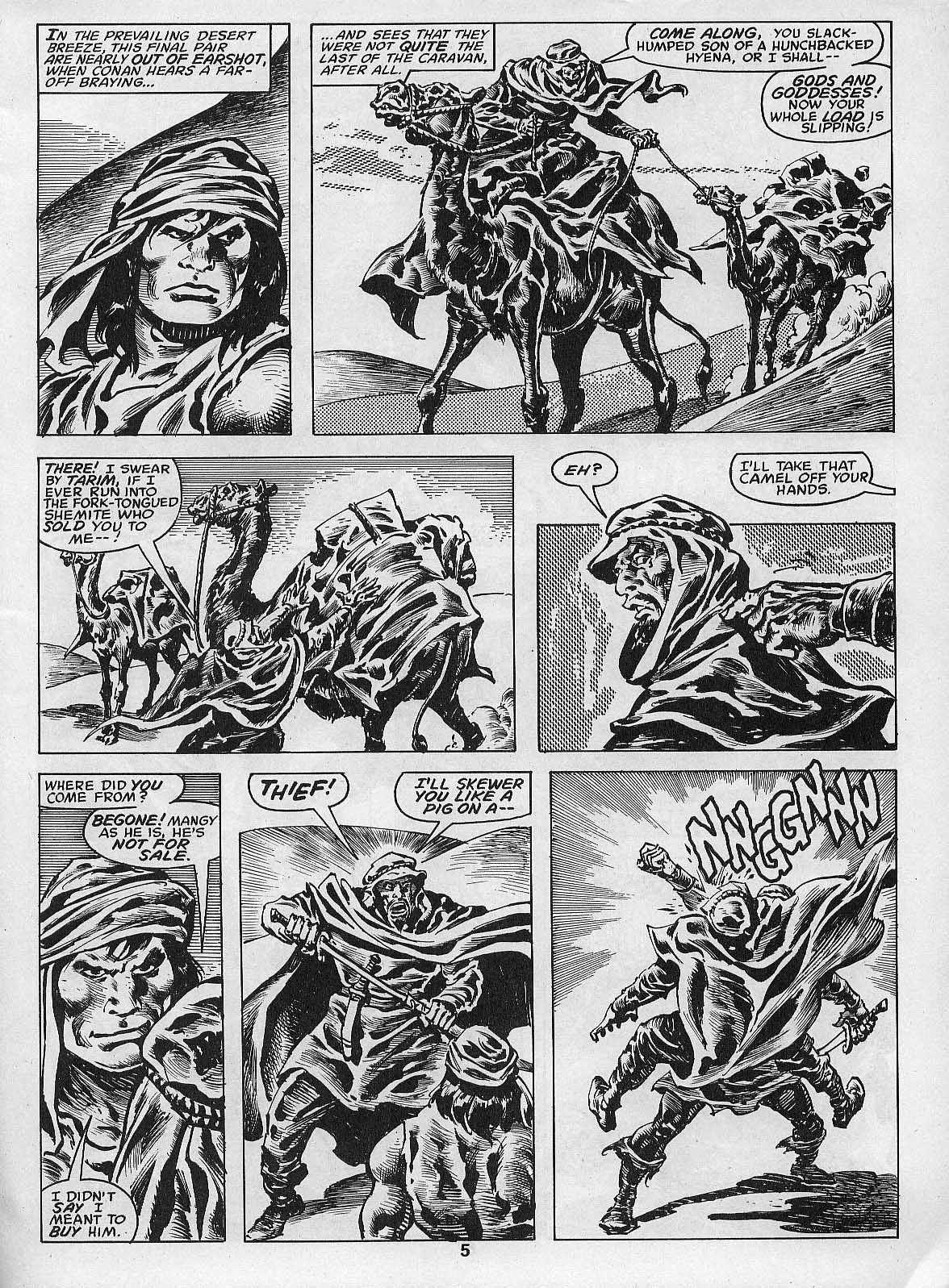 The Savage Sword Of Conan issue 205 - Page 7