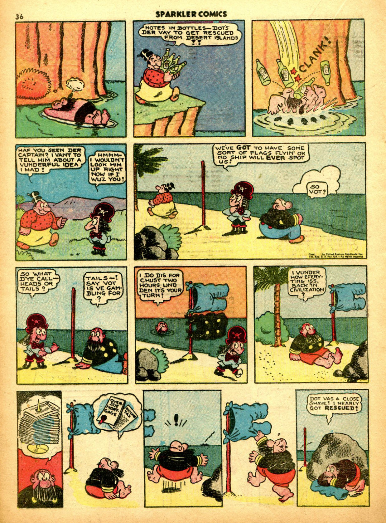 Read online Sparkler Comics comic -  Issue #8 - 38