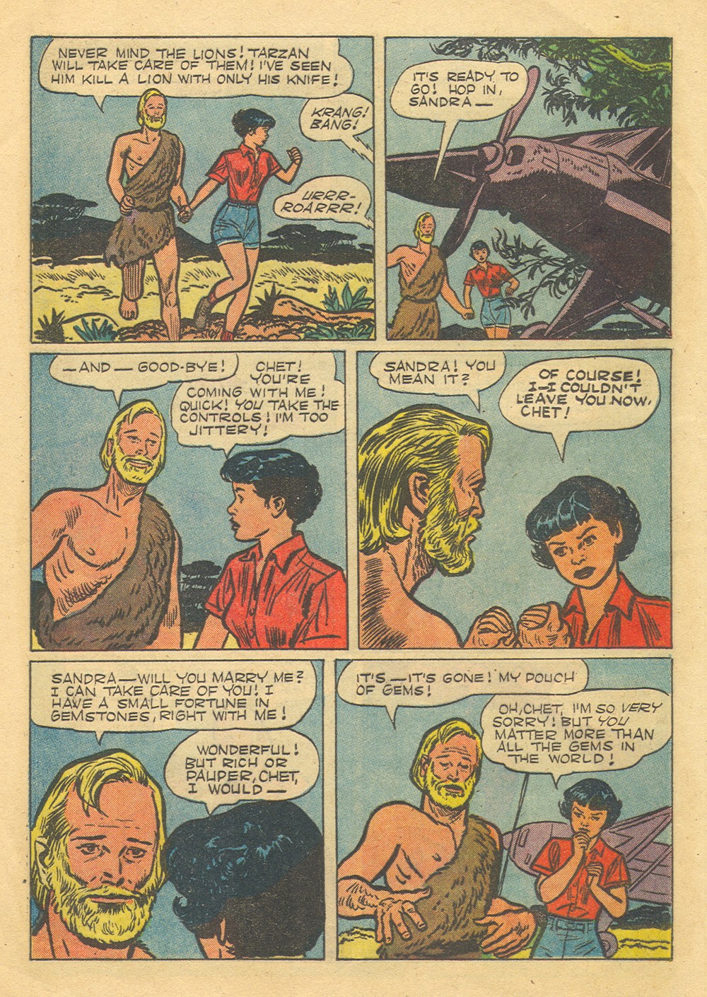 Read online Tarzan (1948) comic -  Issue #64 - 16