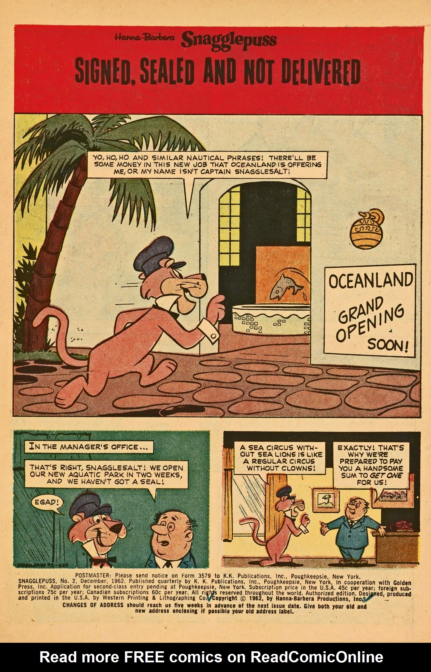 Read online Snagglepuss comic -  Issue #2 - 3