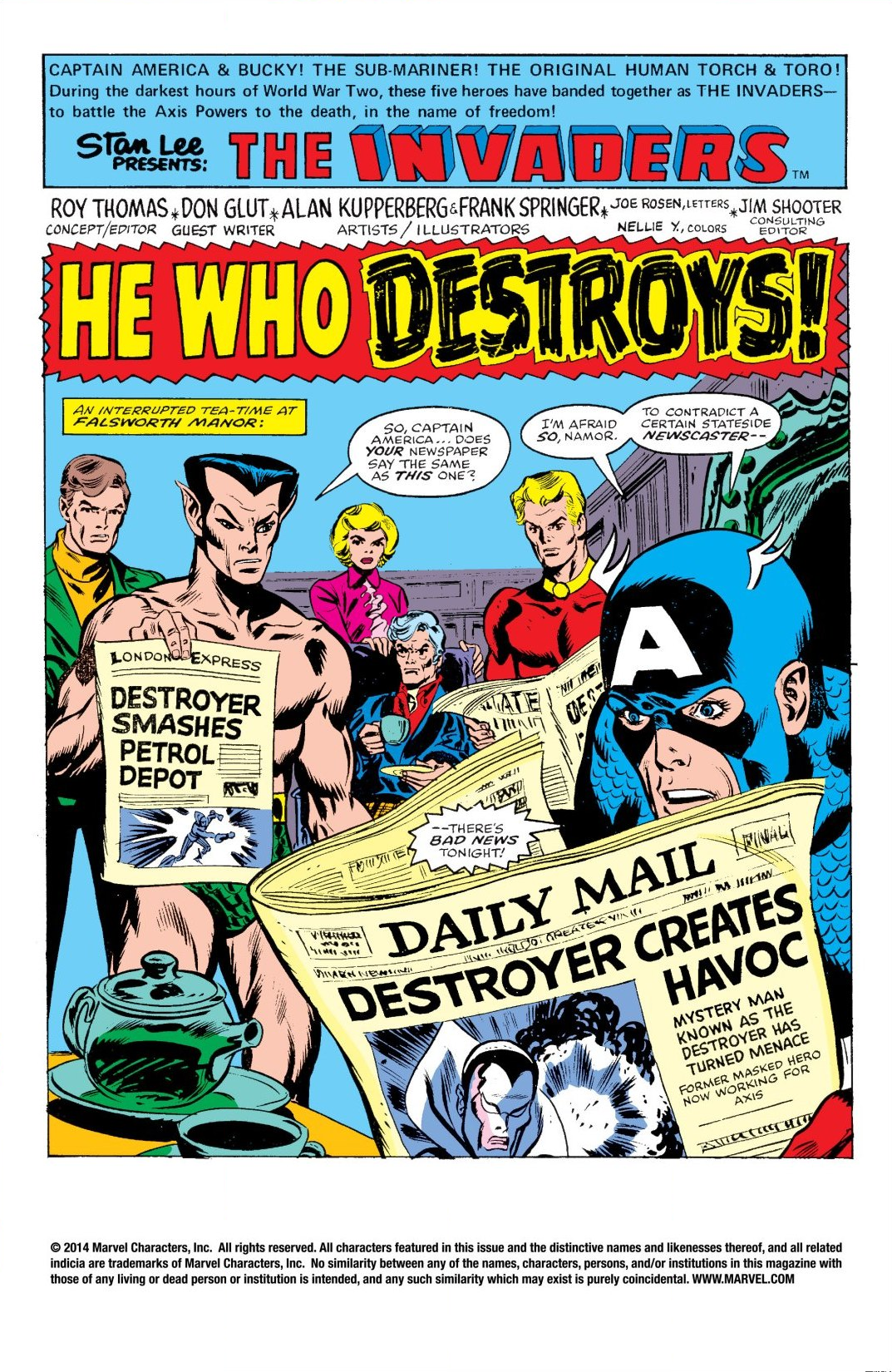 Read online The Invaders Classic comic -  Issue # TPB 2 (Part 2) - 84