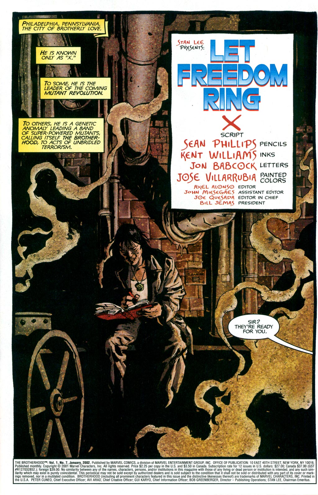 Read online The Brotherhood comic -  Issue #7 - 2