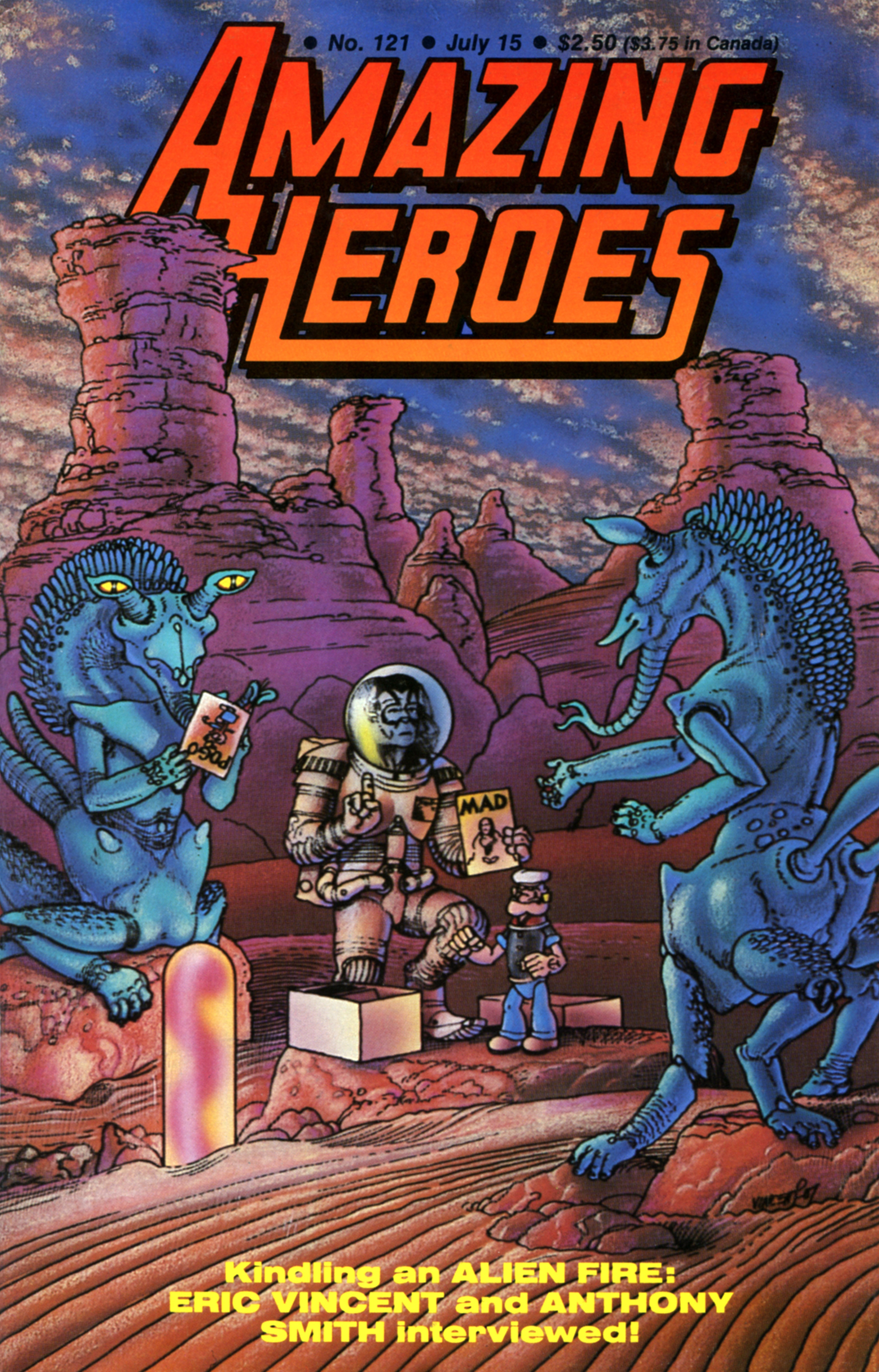 Read online Amazing Heroes comic -  Issue #121 - 1