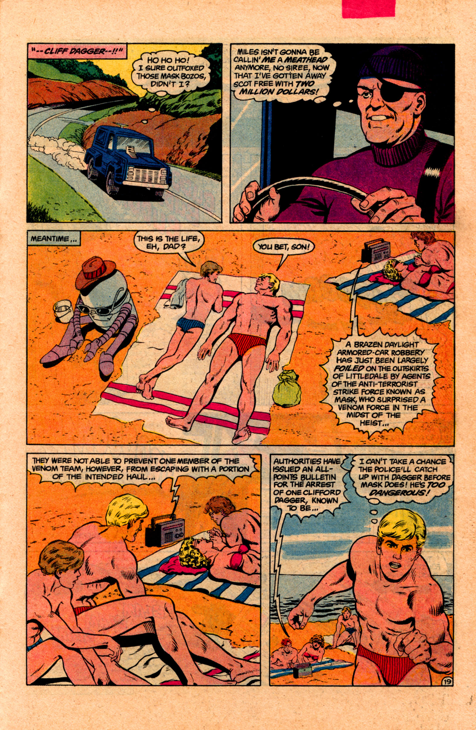 Read online MASK (1987) comic -  Issue #8 - 27
