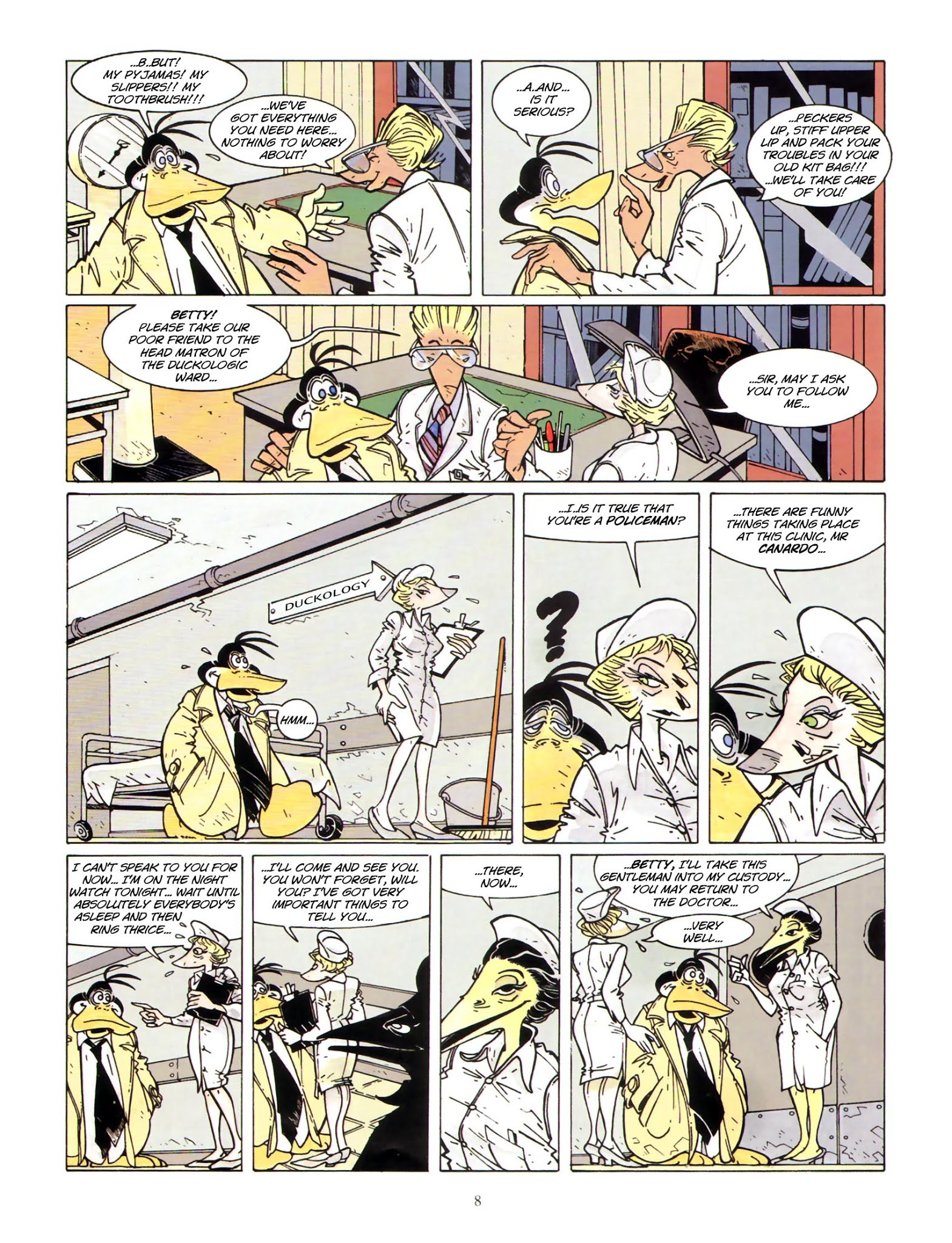 Read online Une enquête de l'inspecteur Canardo comic -  Issue #8 - 9