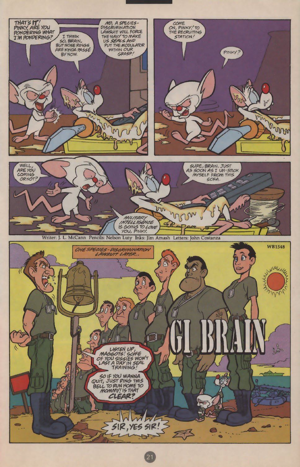 Read online Pinky and The Brain comic -  Issue #26 - 16