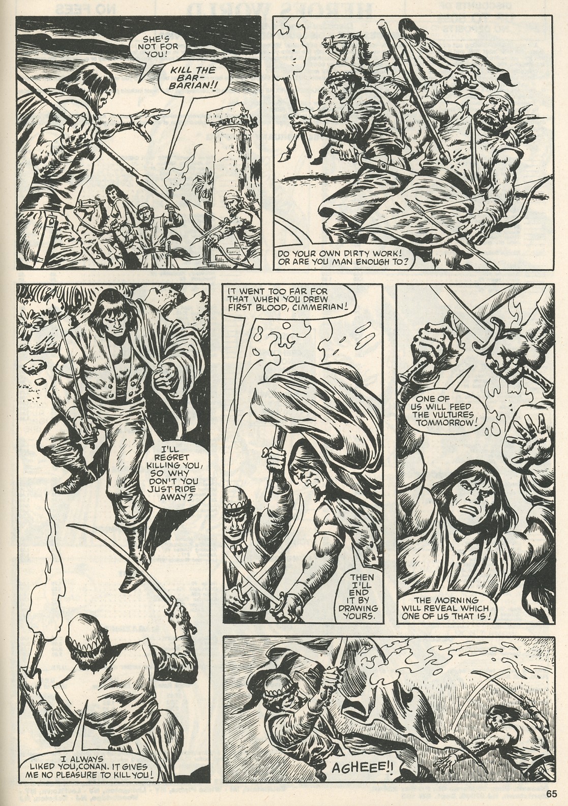 Read online The Savage Sword Of Conan comic -  Issue #111 - 68