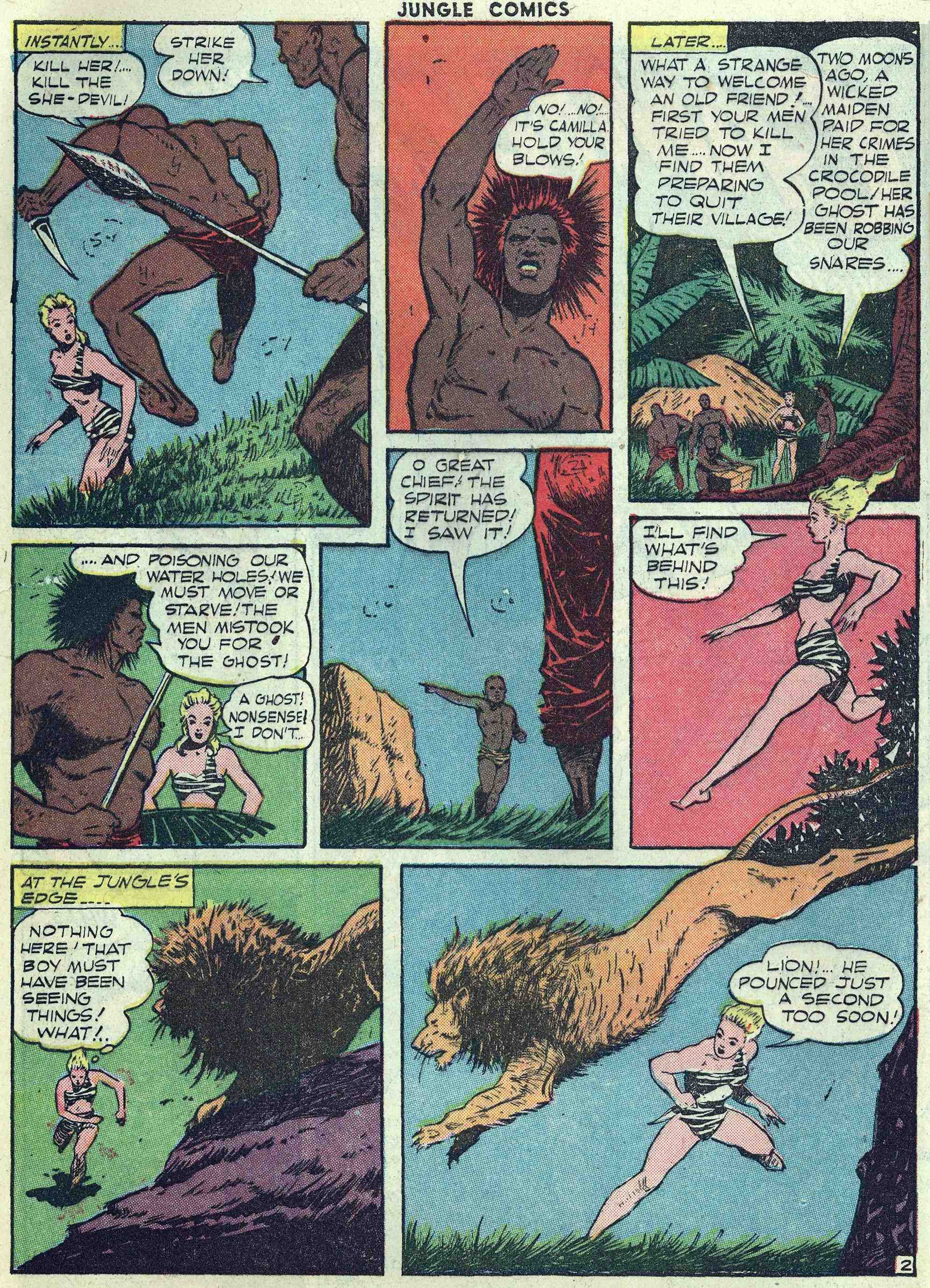 Read online Jungle Comics comic -  Issue #47 - 50