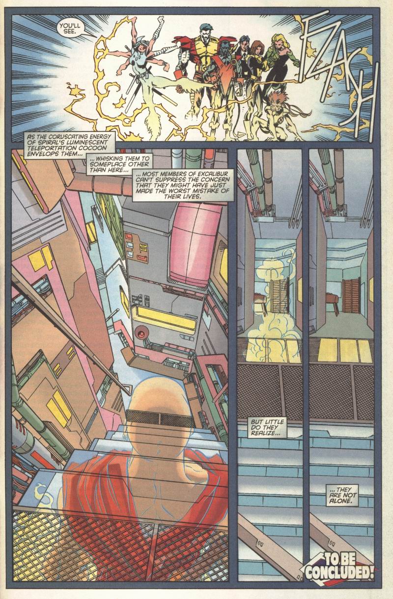 Read online Excalibur (1988) comic -  Issue #109 - 22