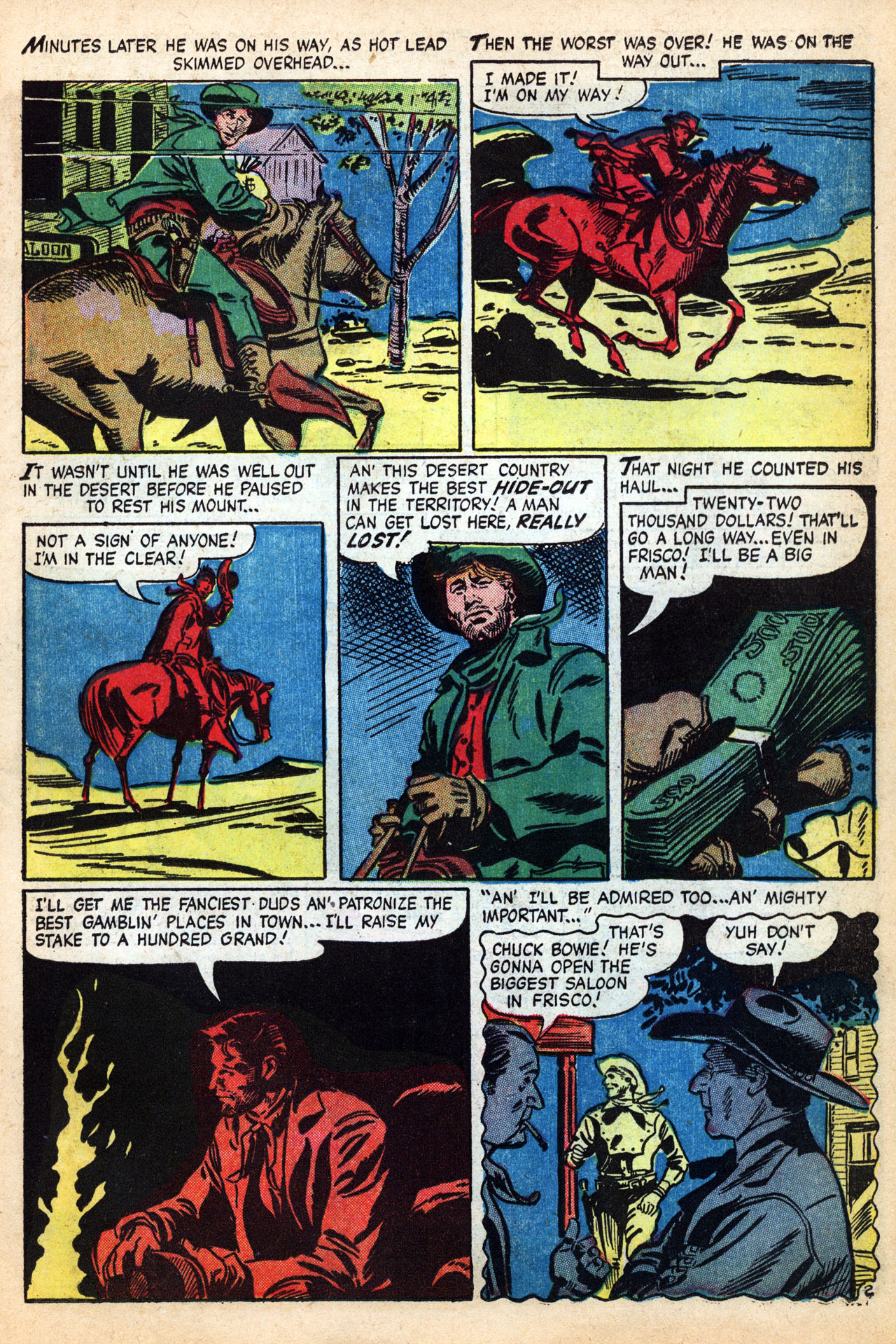 Read online Western Outlaws (1954) comic -  Issue #20 - 23
