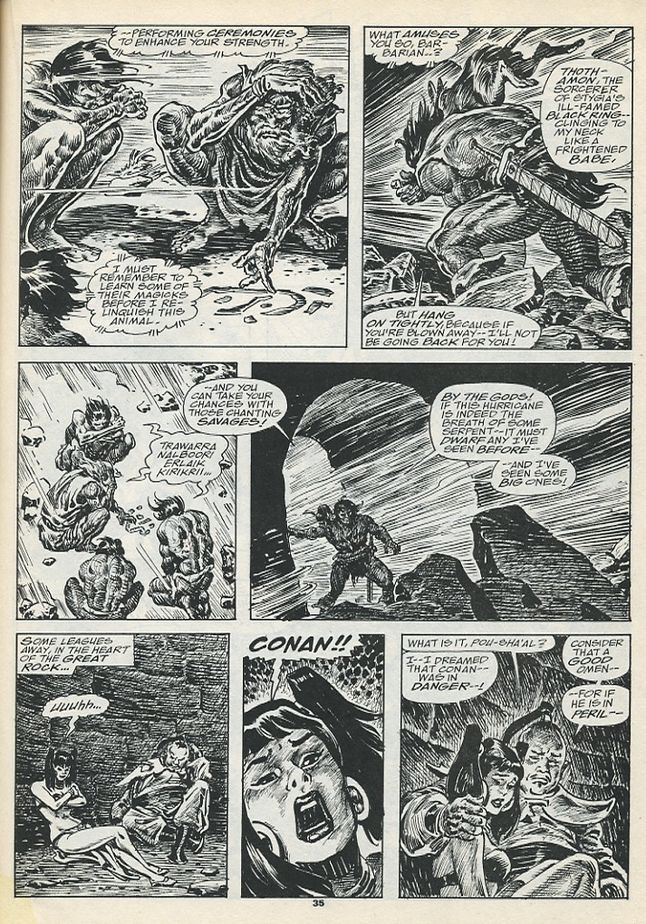 Read online The Savage Sword Of Conan comic -  Issue #193 - 37
