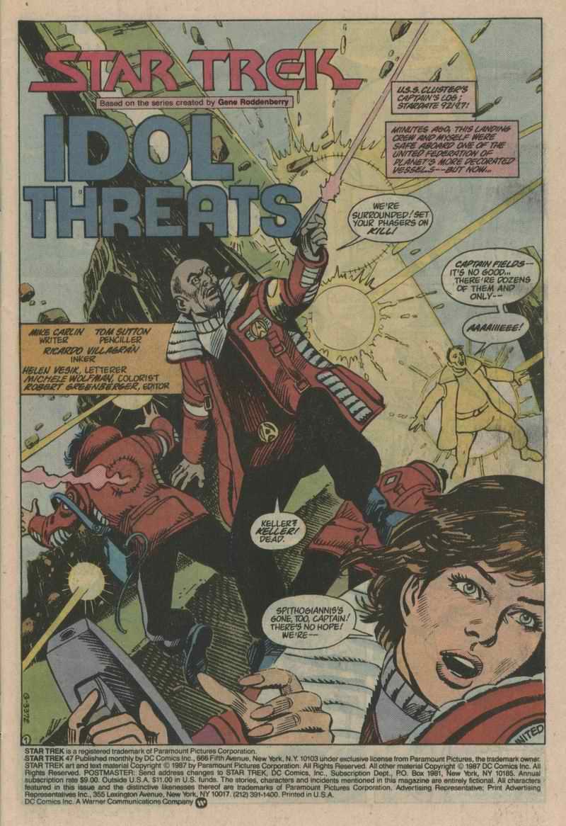 Read online Star Trek (1984) comic -  Issue #47 - 2