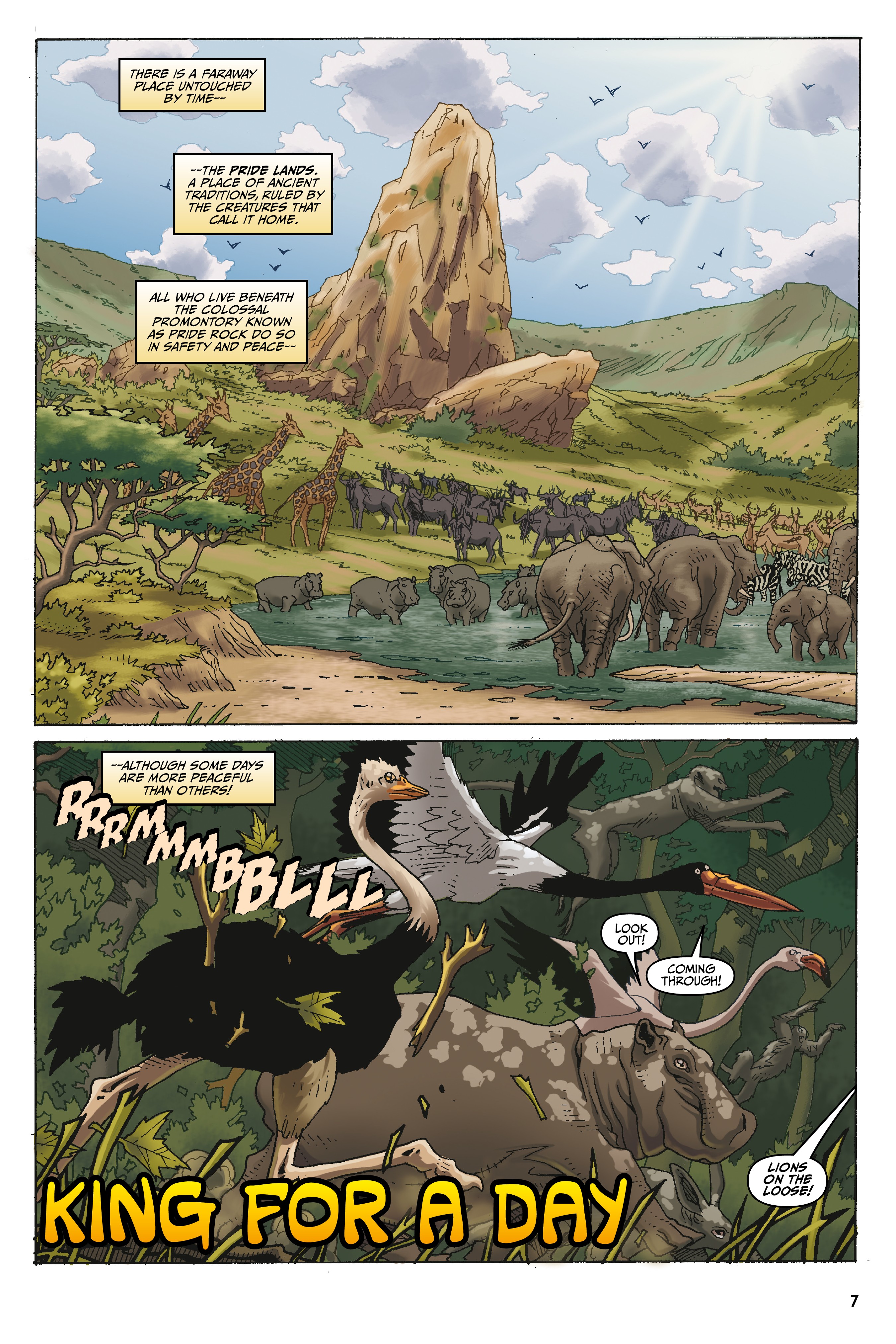 Read online Disney The Lion King: Wild Schemes and Catastrophes comic -  Issue # TPB - 8