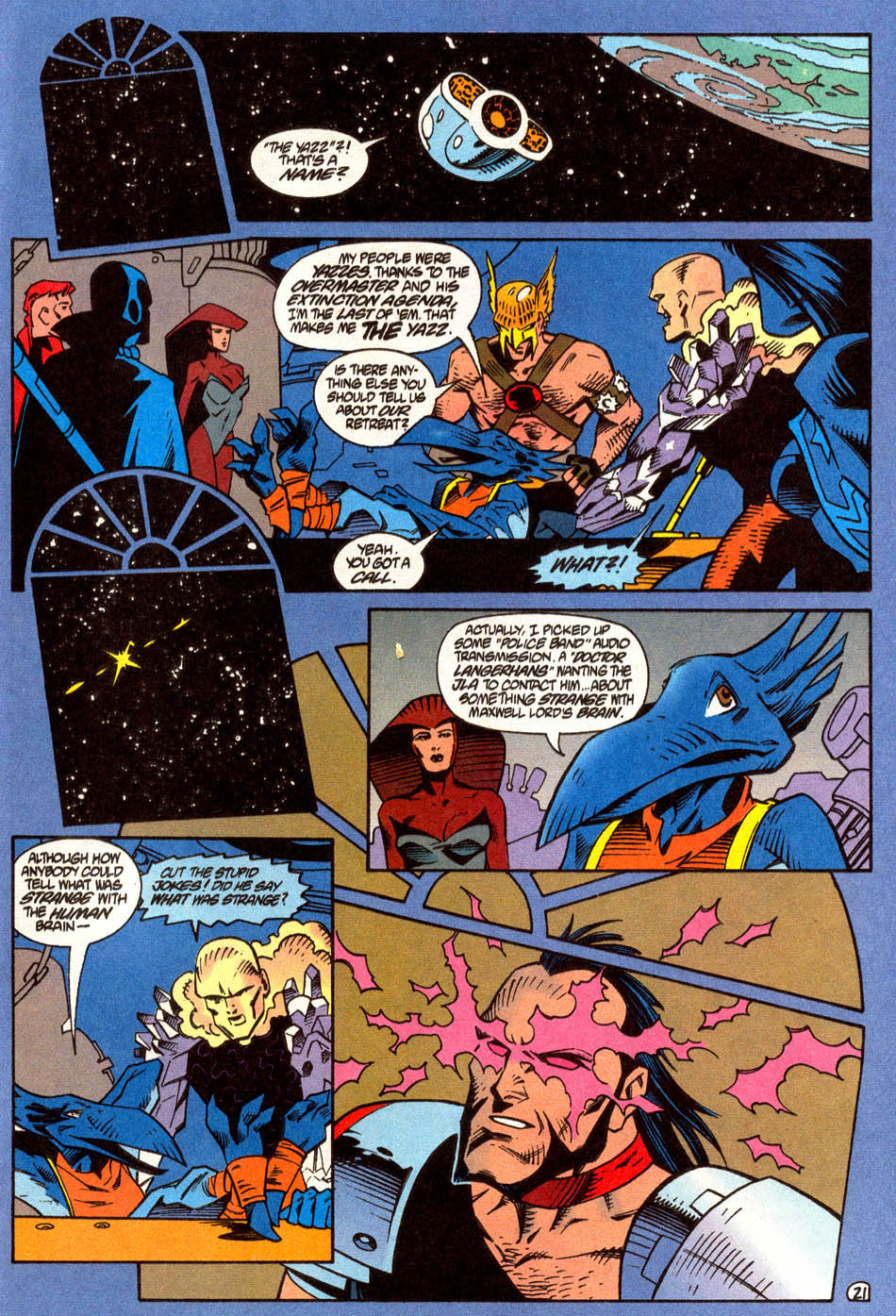 Read online Justice League America comic -  Issue #96 - 22