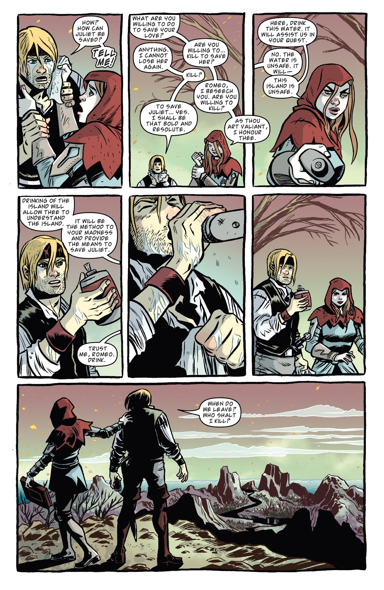 Read online Kill Shakespeare: The Tide of Blood comic -  Issue # TPB - 77