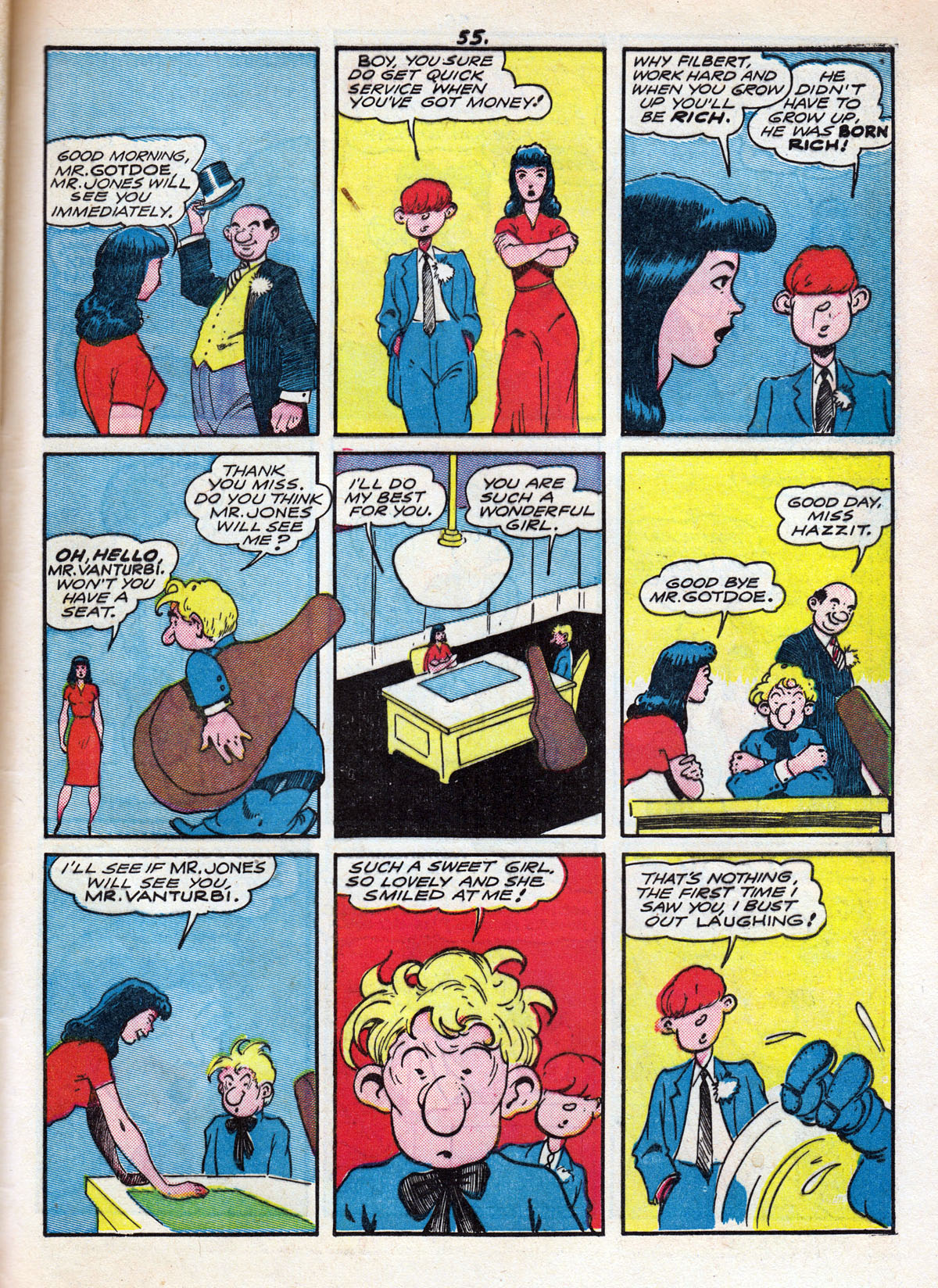 Read online Comedy Comics (1942) comic -  Issue #11 - 57