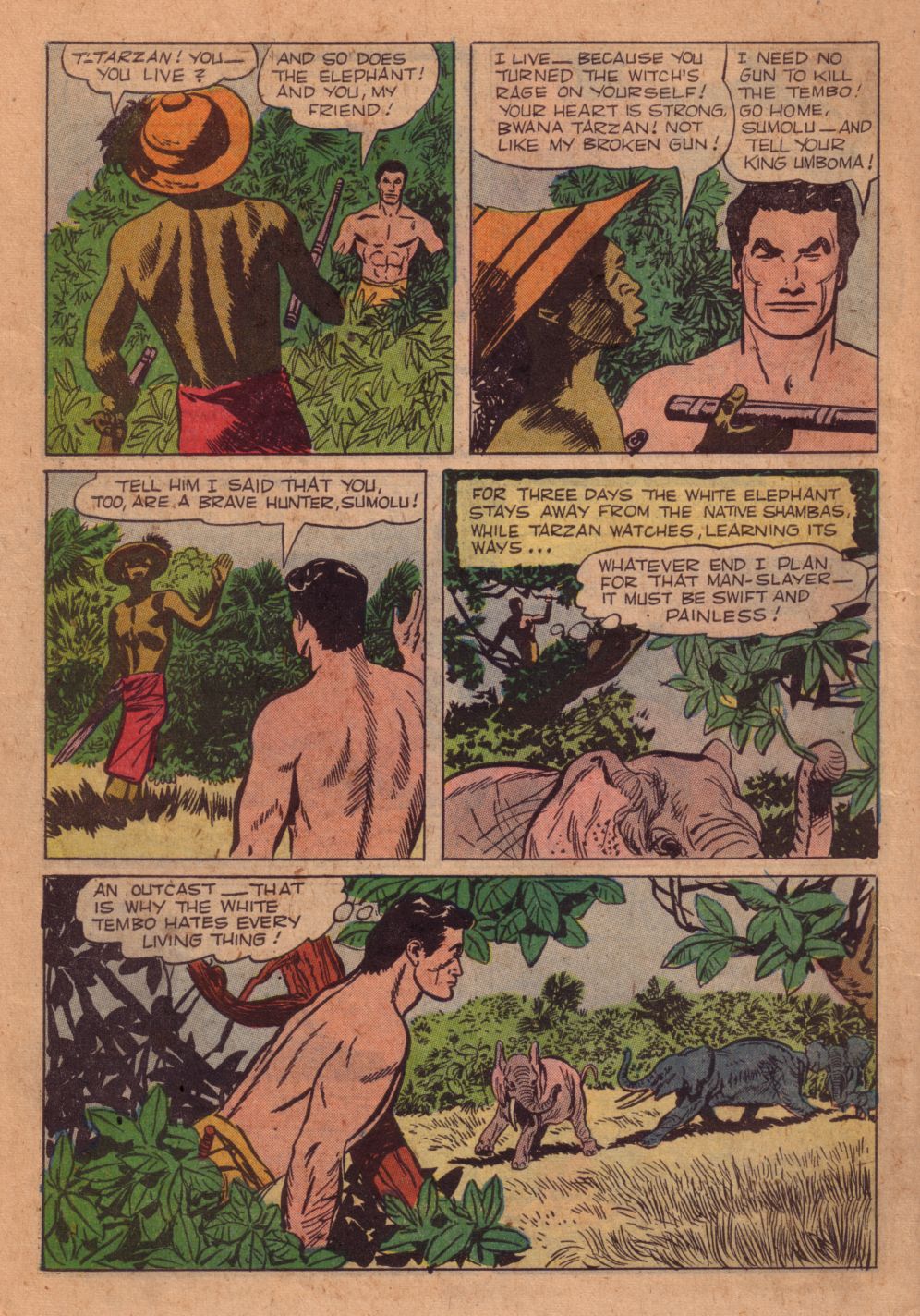 Read online Tarzan (1948) comic -  Issue #102 - 10