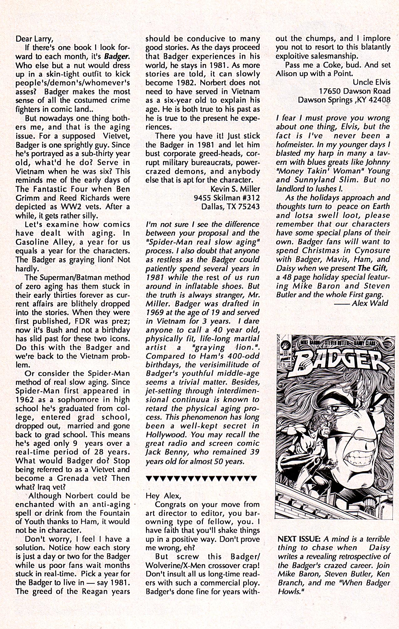 Read online The Badger comic -  Issue #68 - 30