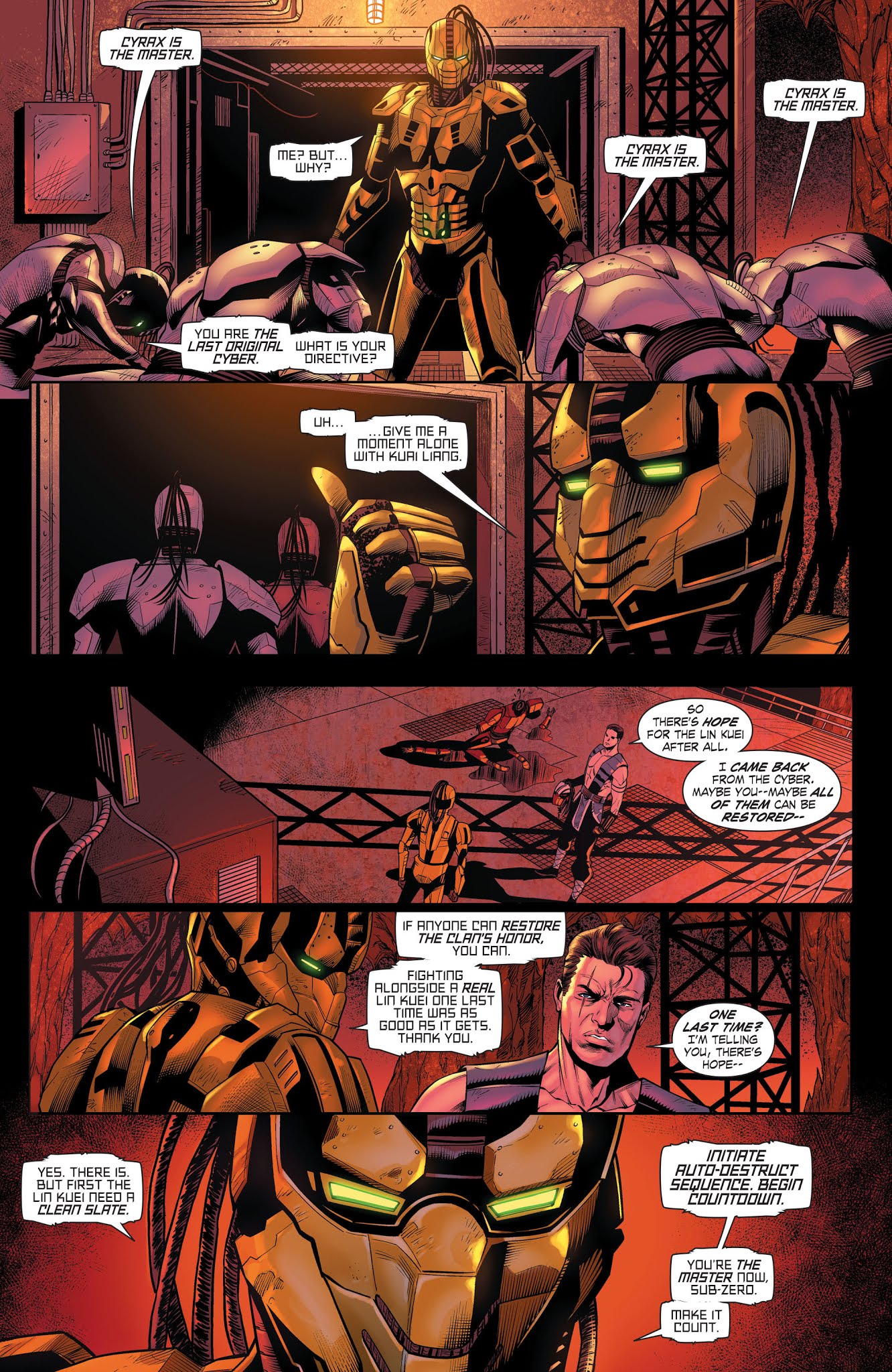 Read online Mortal Kombat X [I] comic -  Issue # _TPB 3 - 121
