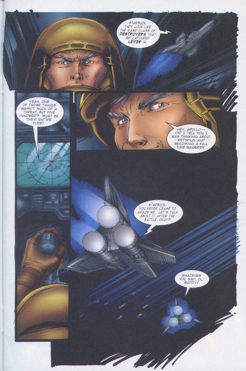 Read online Battlestar Galactica: Starbuck comic -  Issue #1 - 9