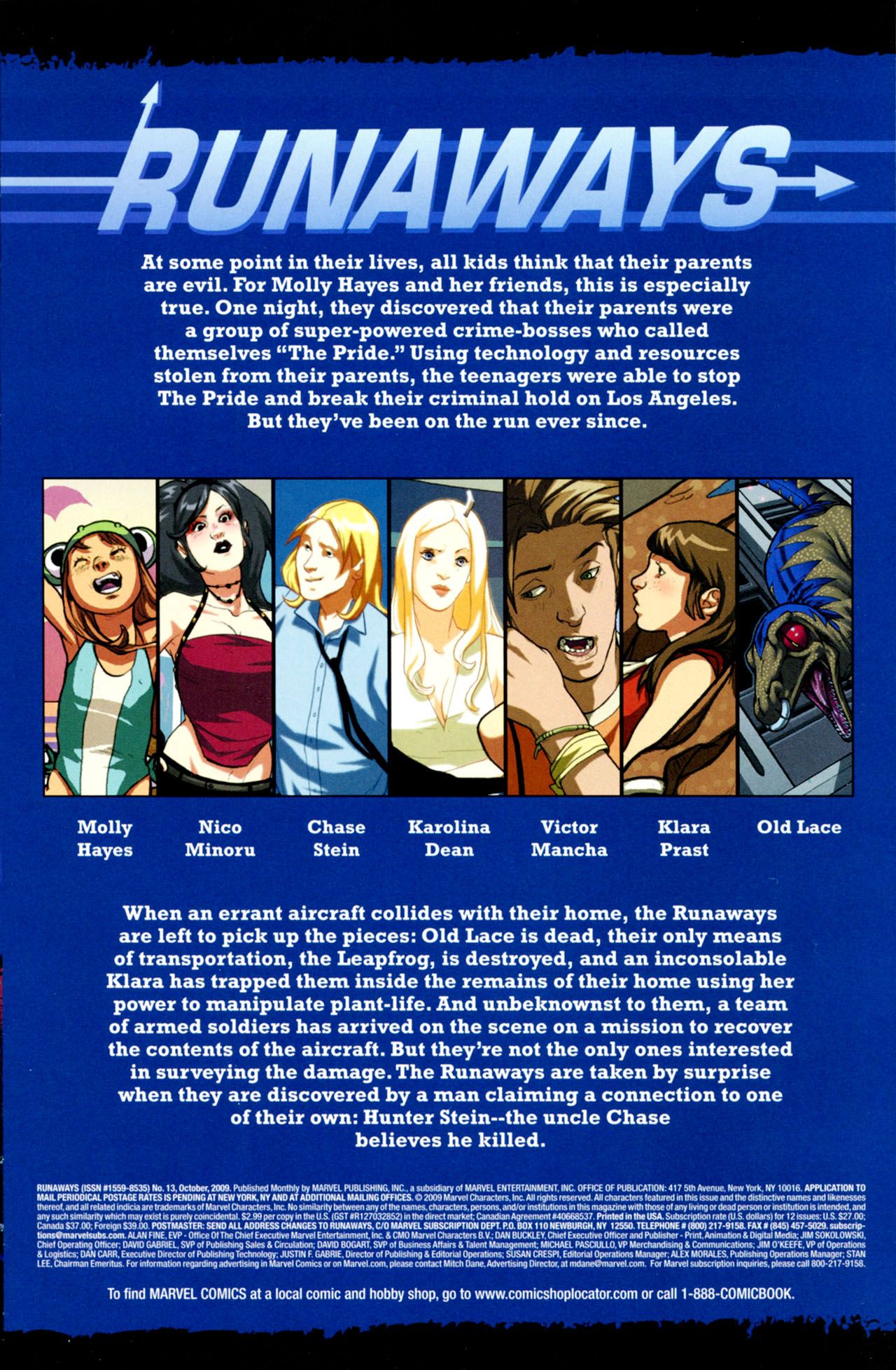Read online Runaways (2008) comic -  Issue #13 - 2