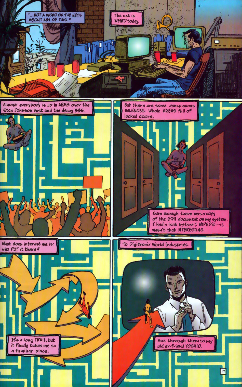 Read online The Hacker Files comic -  Issue #5 - 18