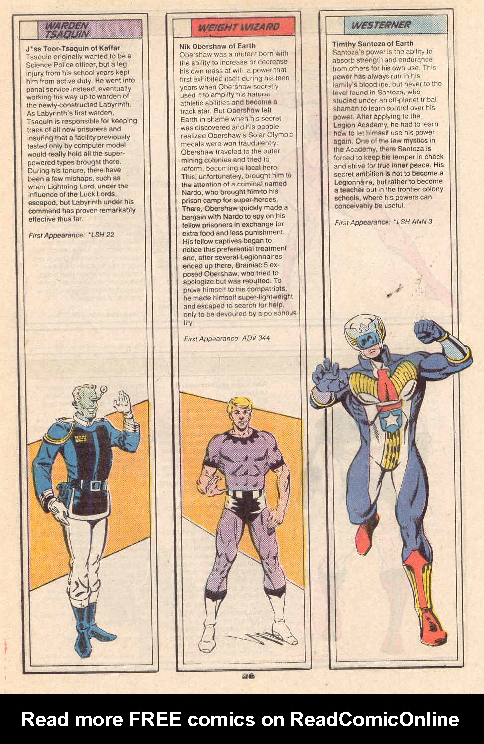 Read online Who's Who in the Legion of Super-Heroes comic -  Issue #7 - 28