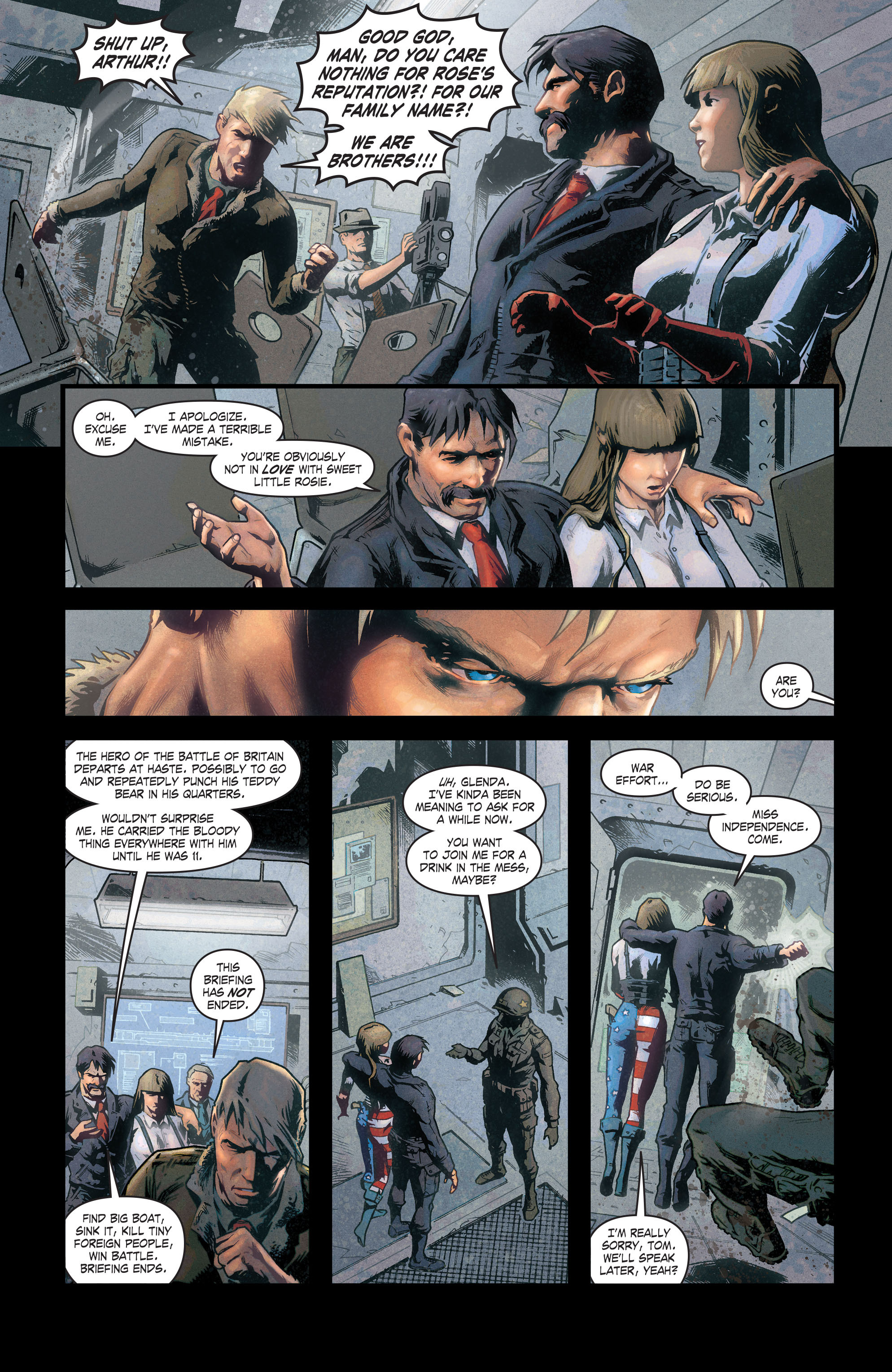 Read online The Royals: Masters of War comic -  Issue #3 - 12