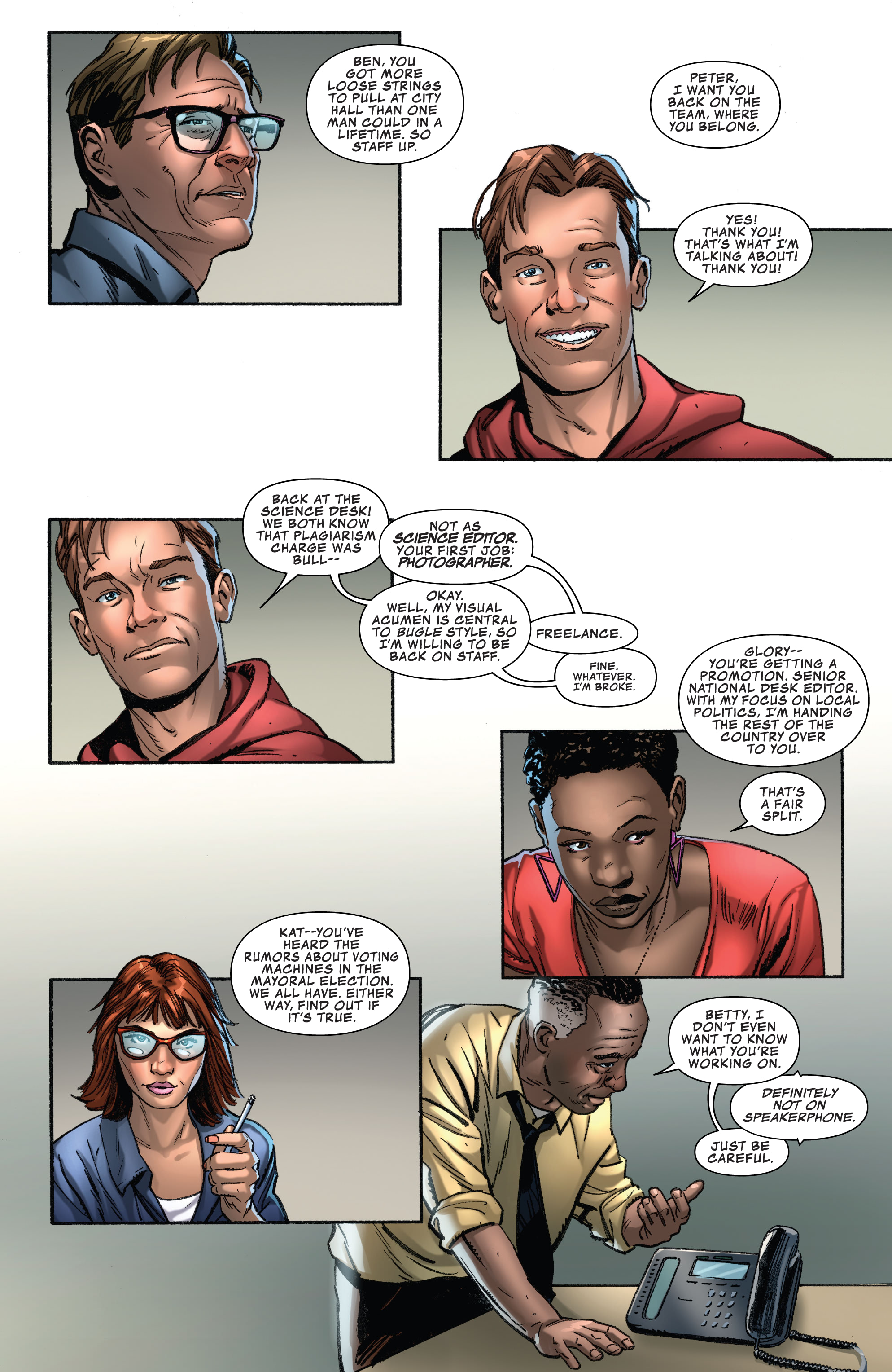 Read online Amazing Spider-Man: The Daily Bugle comic -  Issue #1 - 6