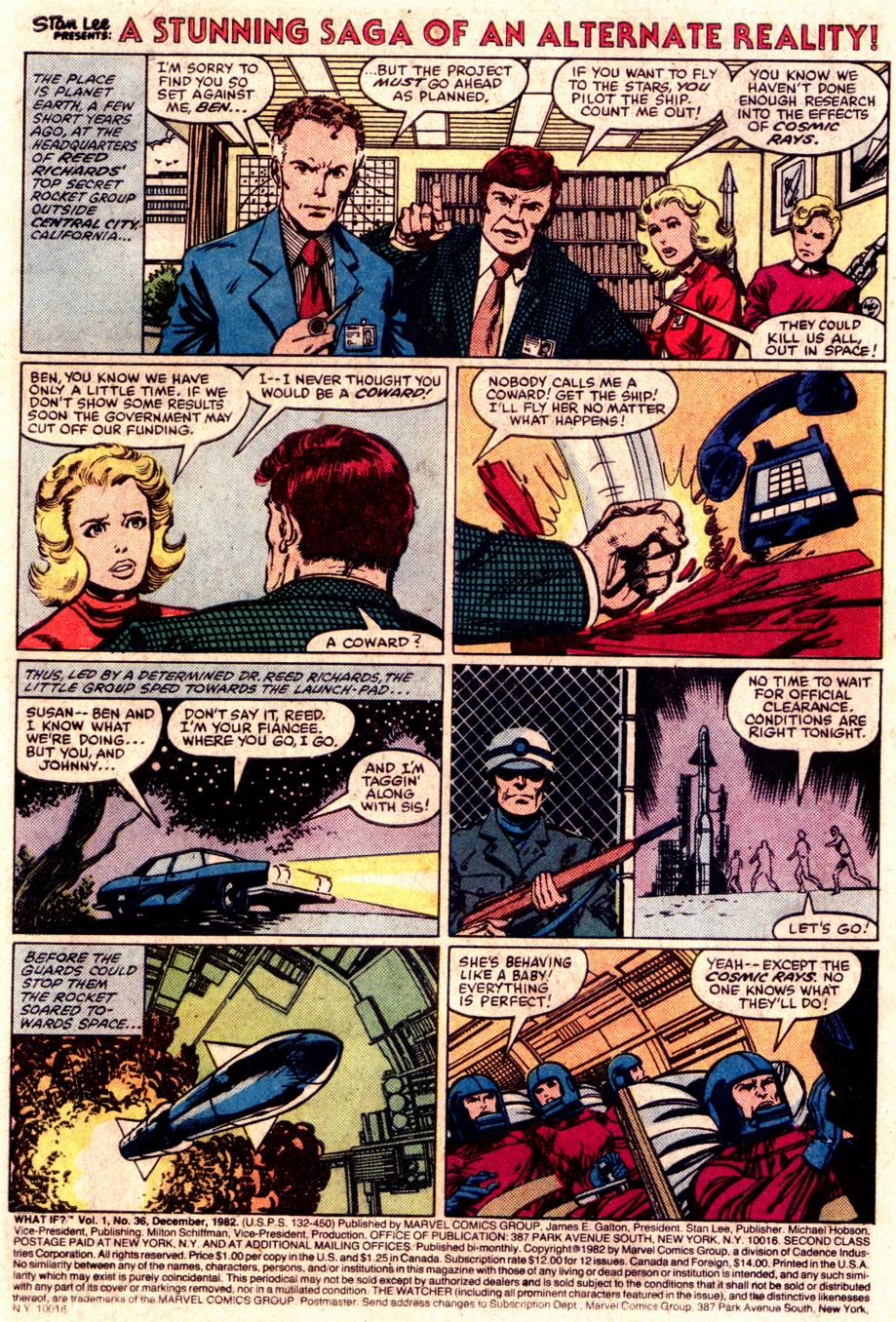 What If? (1977) issue 36 - The Fantastic Four Had Not Gained Their Powers - Page 2