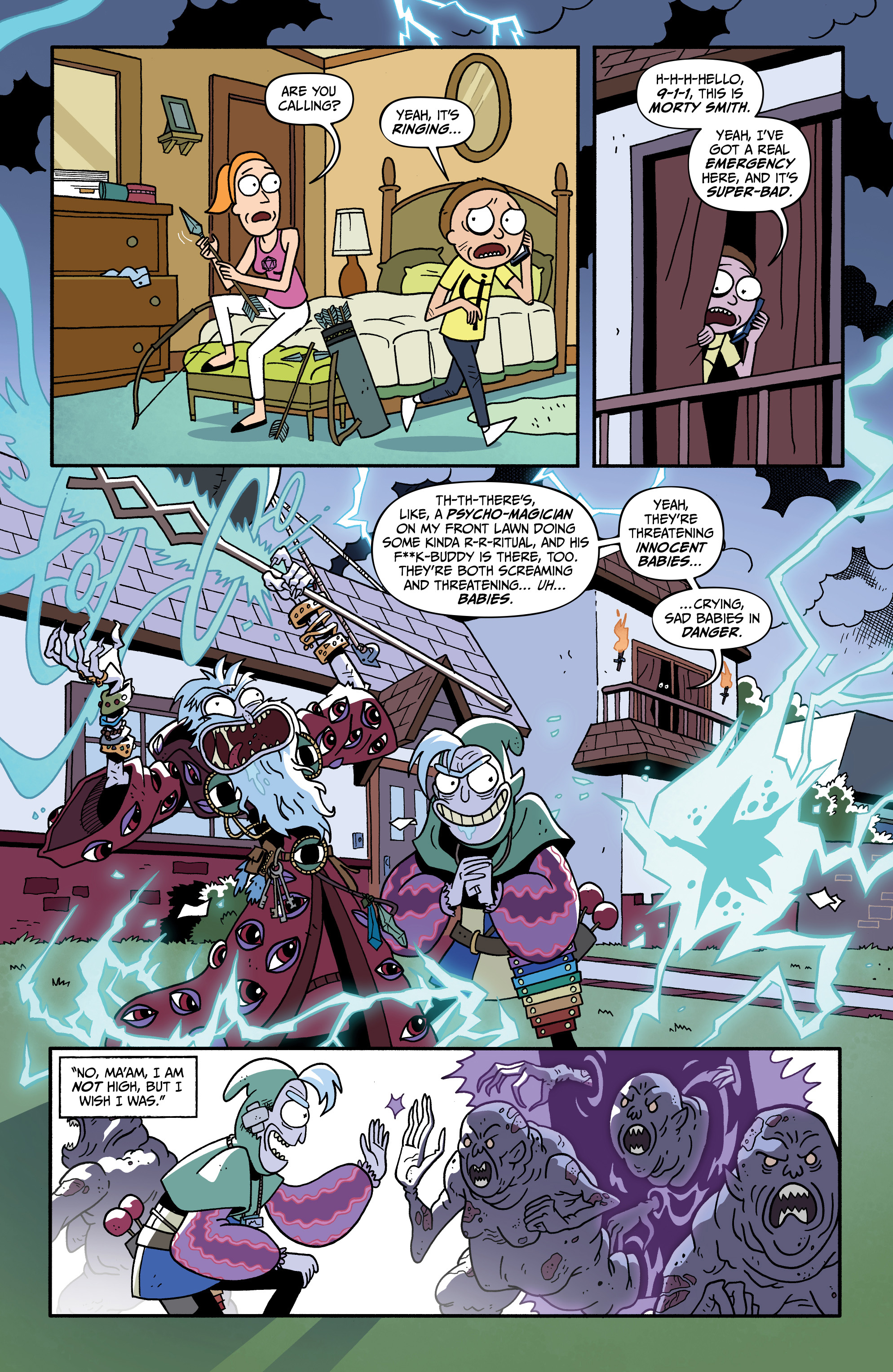 Read online Rick and Morty vs. Dungeons & Dragons II: Painscape comic -  Issue #2 - 22