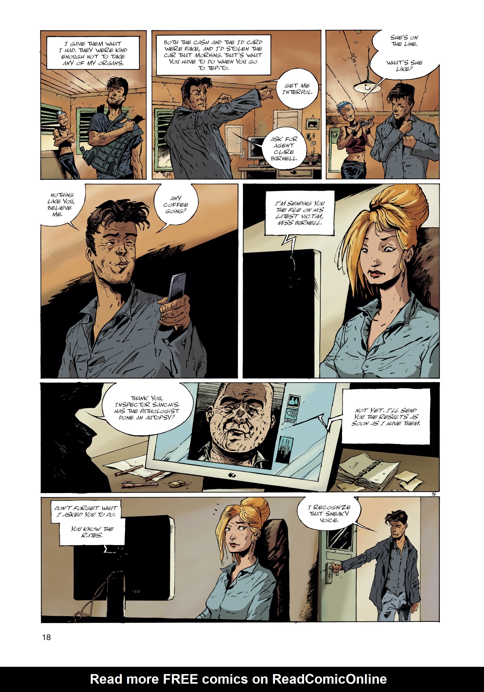 Read online Interpol comic -  Issue #1 - 18