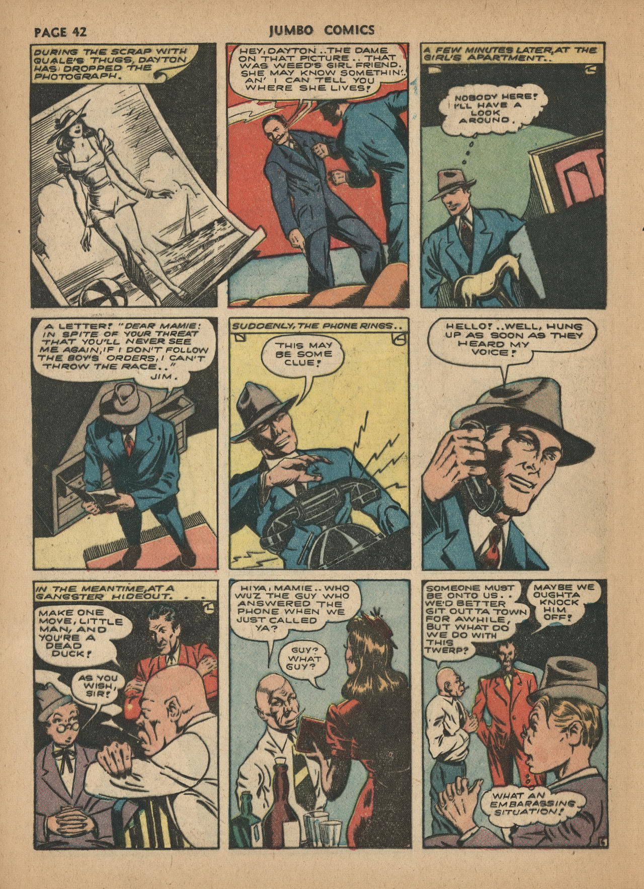 Read online Jumbo Comics comic -  Issue #44 - 44