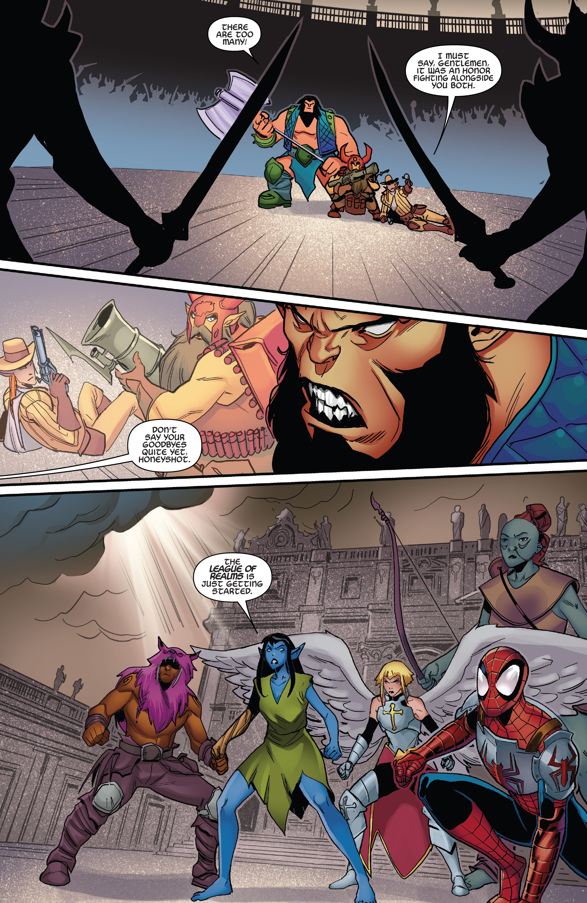 Read online War of the Realms: Spider-Man & the League of Realms comic -  Issue #3 - 23