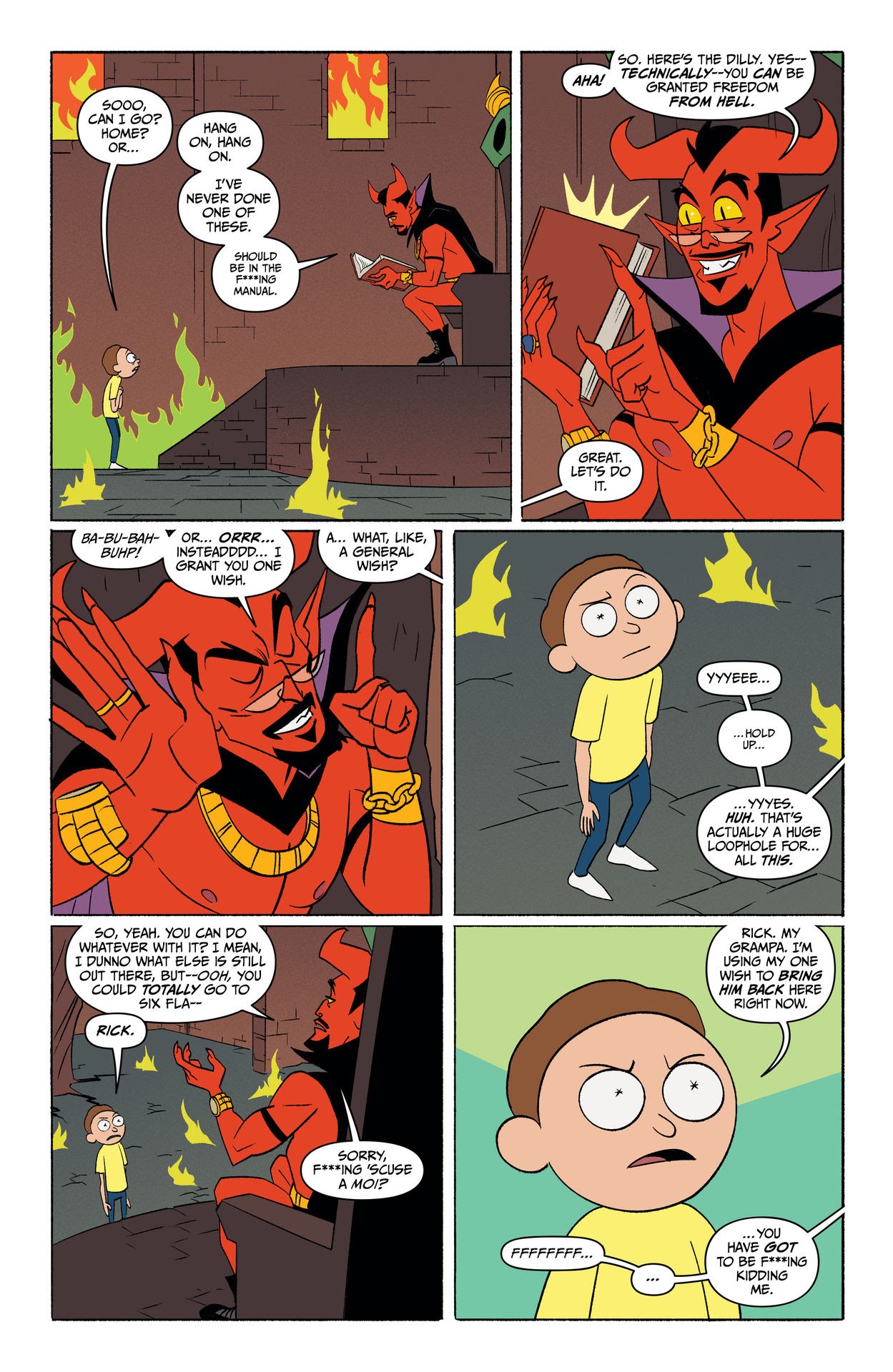 Read online Rick and Morty: Go to Hell comic -  Issue #5 - 17