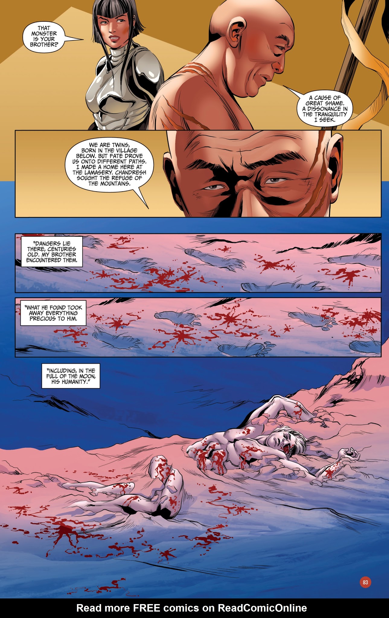 Read online Van Helsing vs. Werewolf comic -  Issue # _TPB 1 - 84