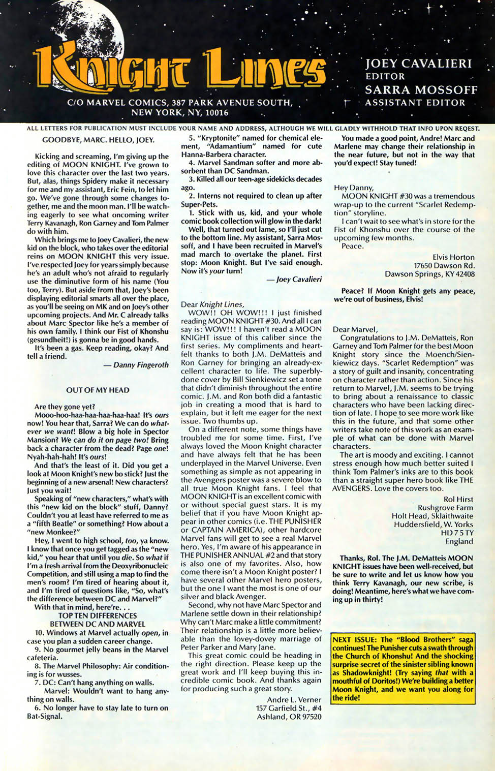 Read online Marc Spector: Moon Knight comic -  Issue #35 - 24