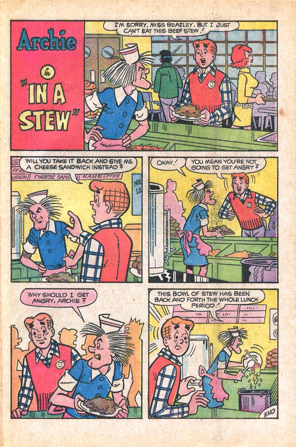Read online Archie's TV Laugh-Out comic -  Issue #20 - 33