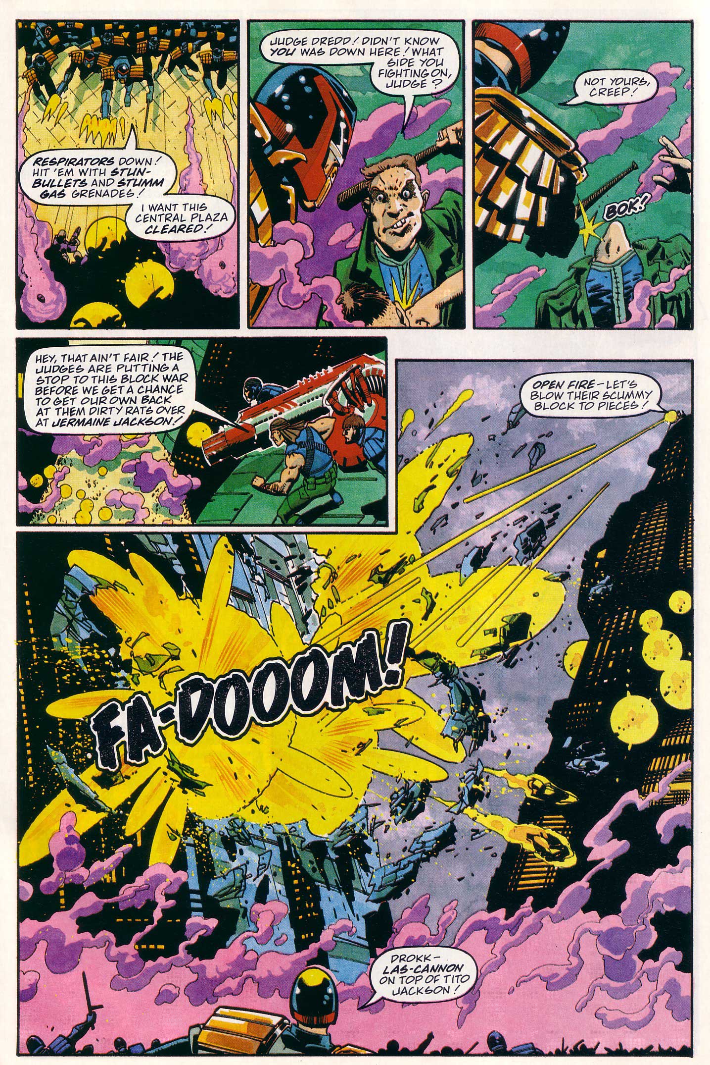 Read online Judge Dredd Lawman of the Future comic -  Issue #9 - 24