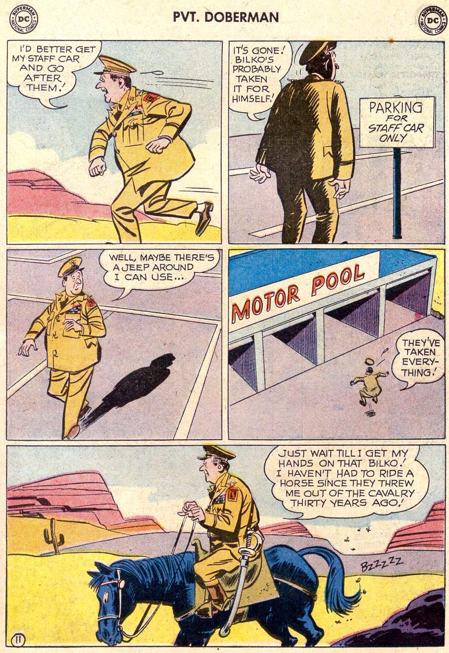 Read online Sgt. Bilko's Pvt. Doberman comic -  Issue #6 - 15